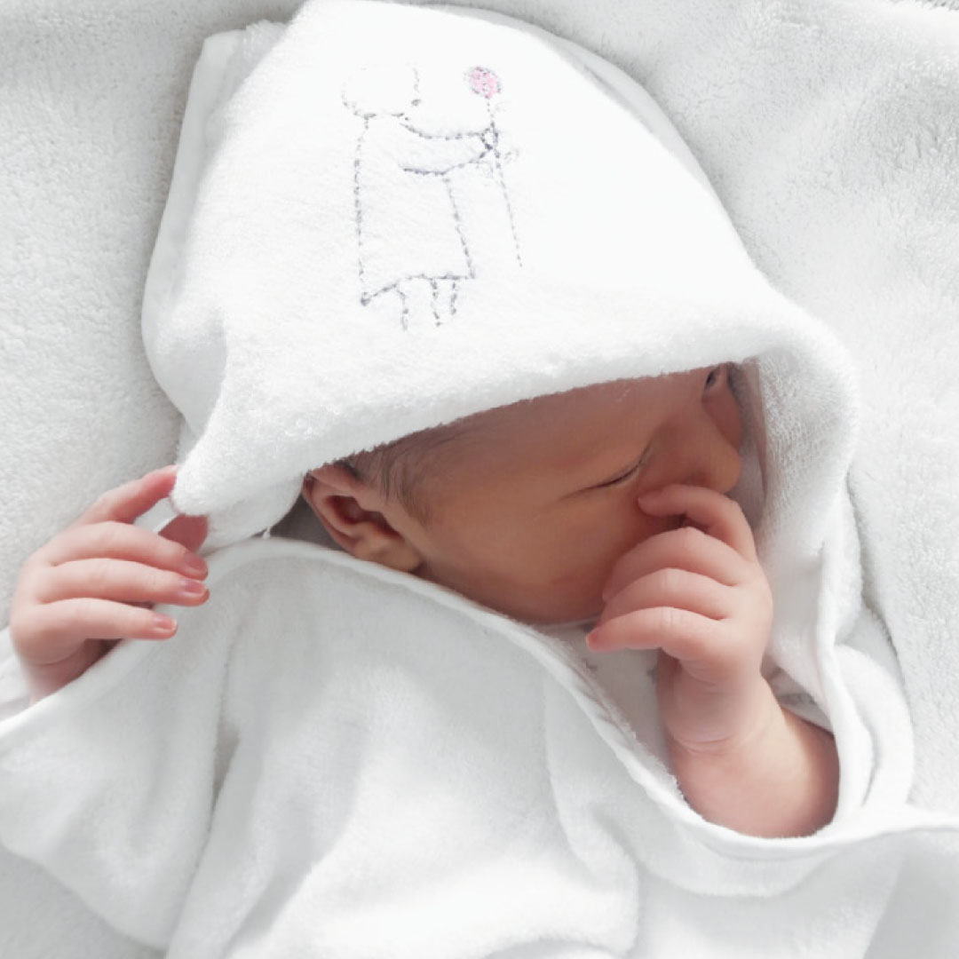 Harry & Rose Baby Bamboo Hooded Towel - 2