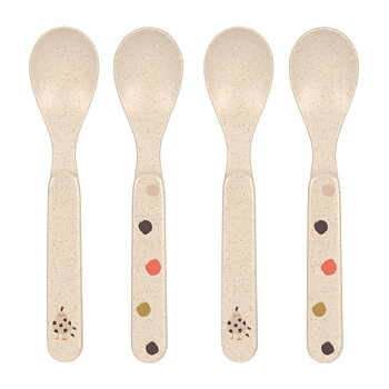 Lässig Spoon Set PP/Cellulose Little Mateys Spicy Orange