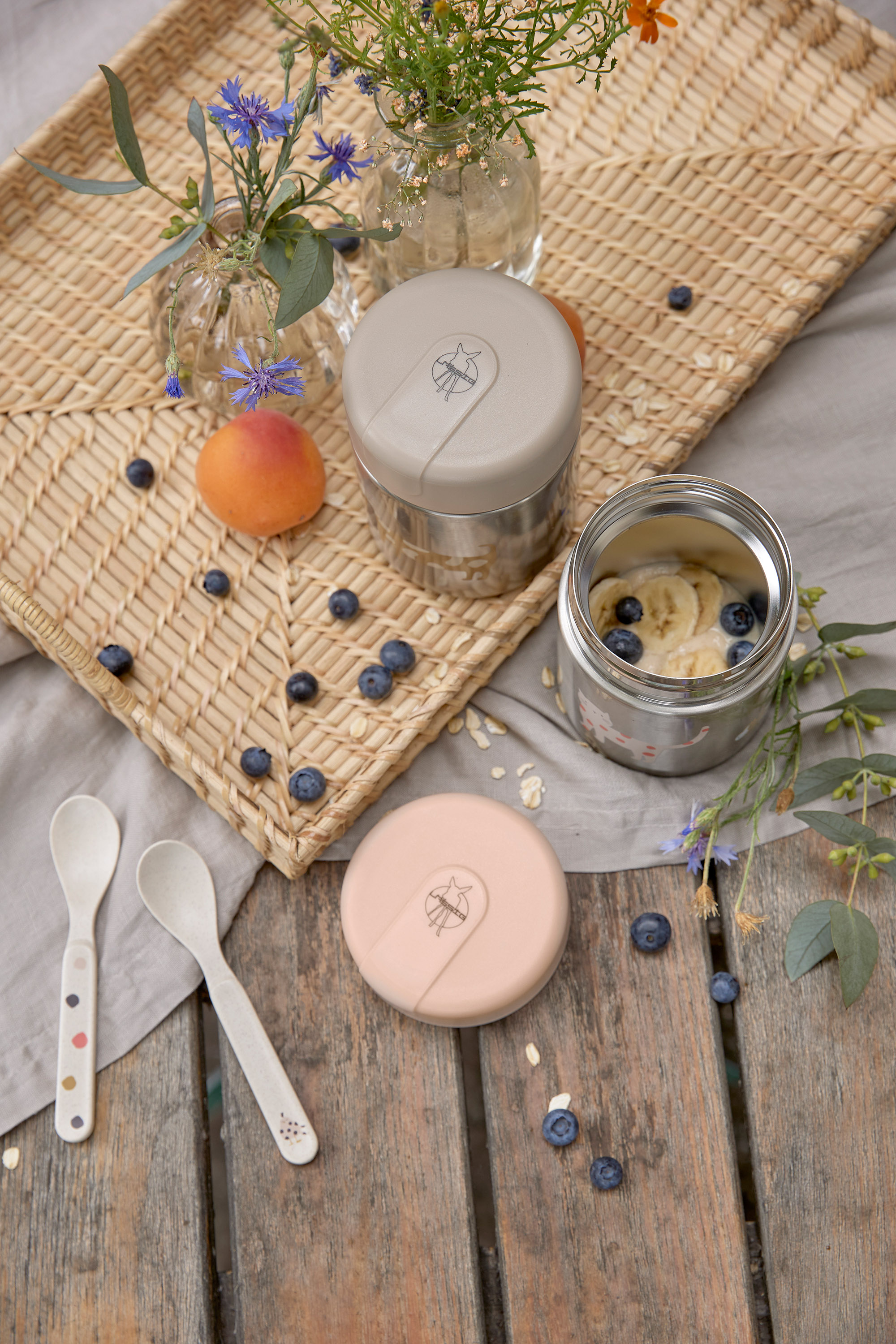 Lässig Spoon Set PP/Cellulose Little Mateys Spicy Orange - 7
