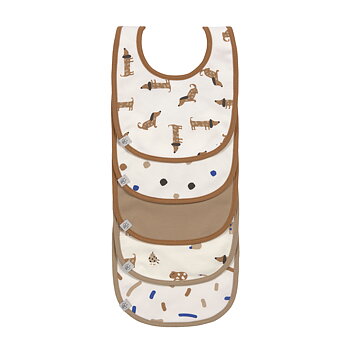 Lässig Value Pack Bib 5 pcs Little Mateys Royal Blue, 3-18 månader