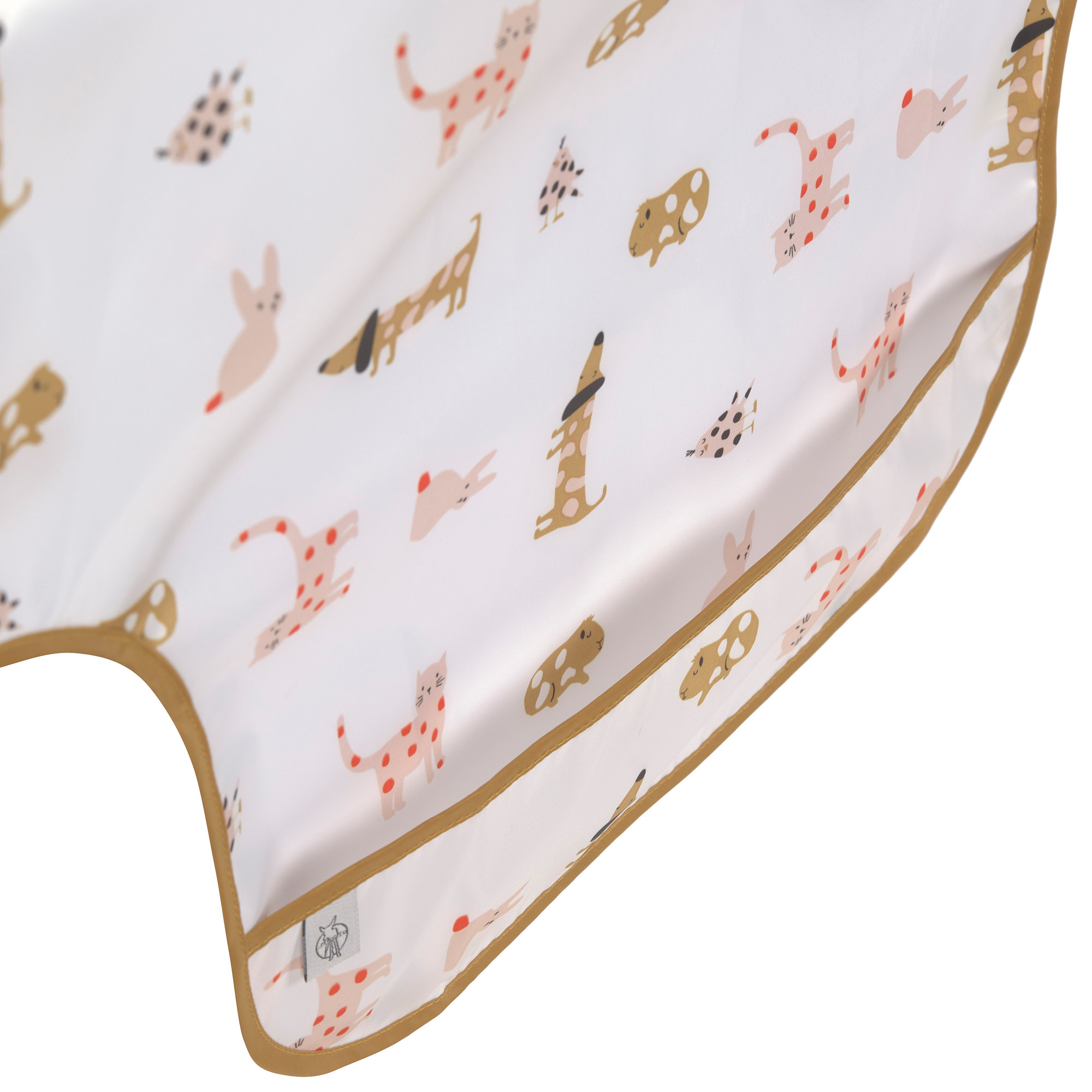 Lässig Long Sleeve Bib 2 pcs Little Mateys Spicy Orange - 4