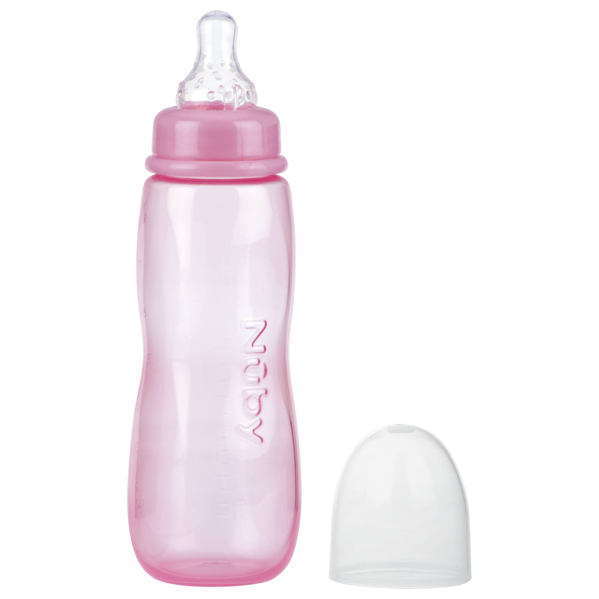 Nûby SN 150ml medium flow Bottle Pink