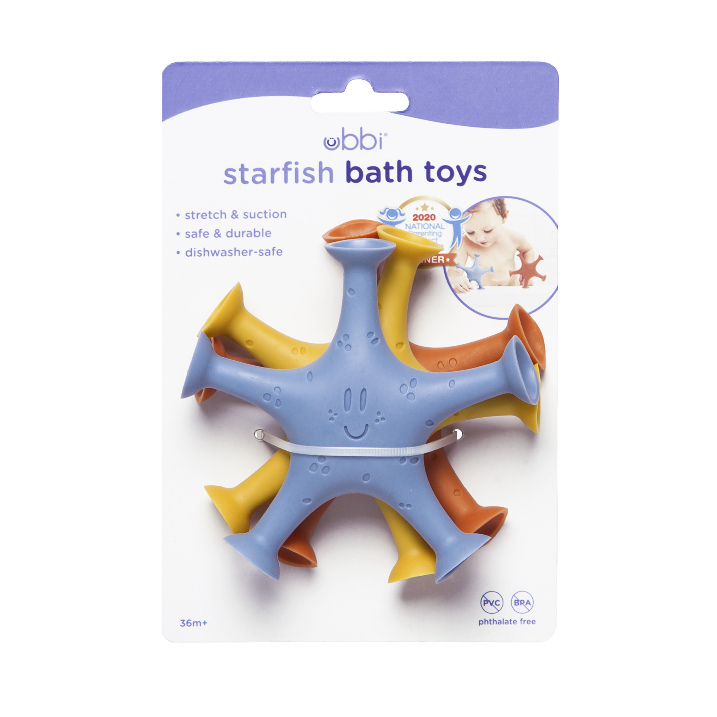 Starfish Suction Bath Toys Soft - 3