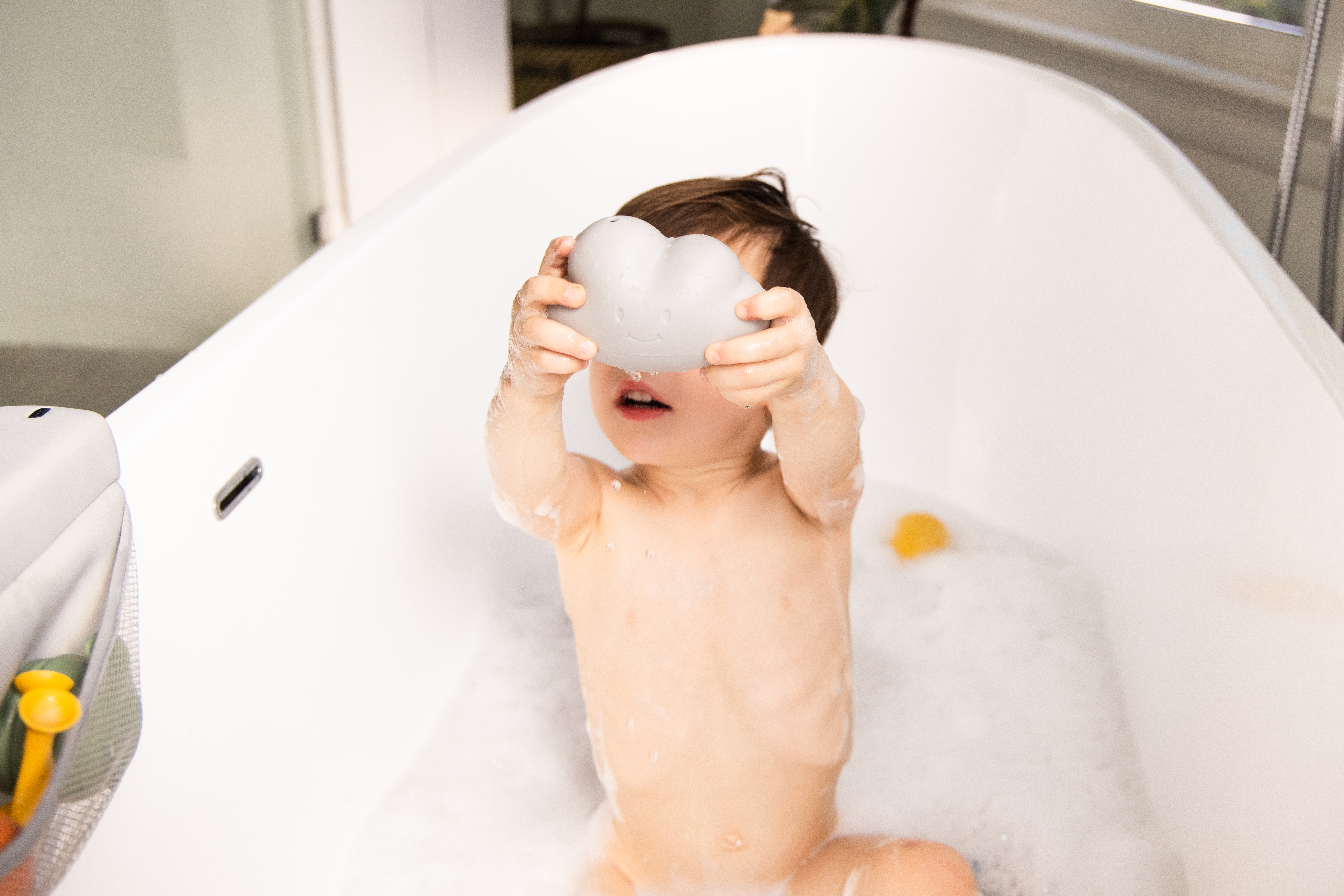 Cloud and Droplet Bath Toys Cloudy Blue - 10
