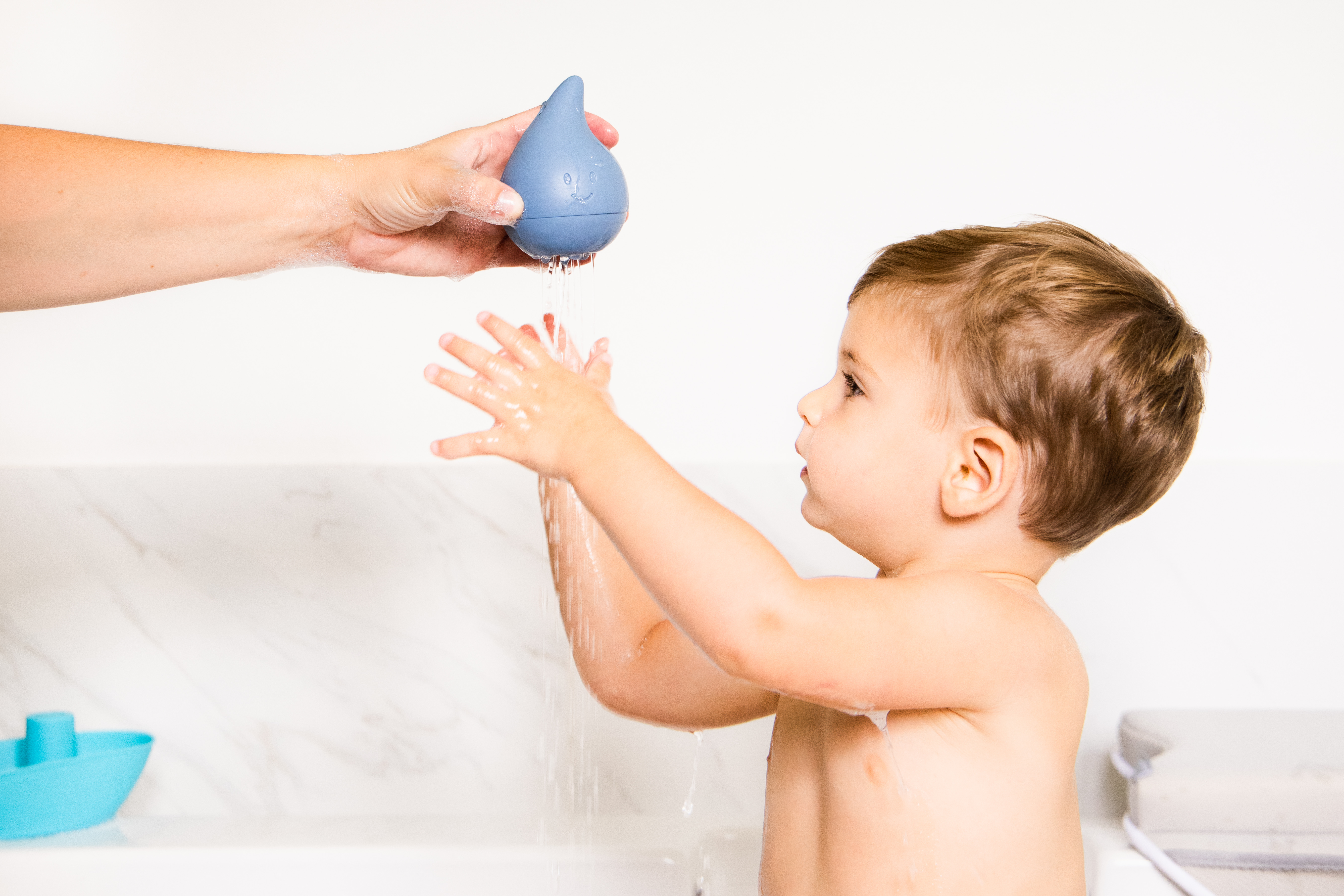 Cloud and Droplet Bath Toys Cloudy Blue - 9
