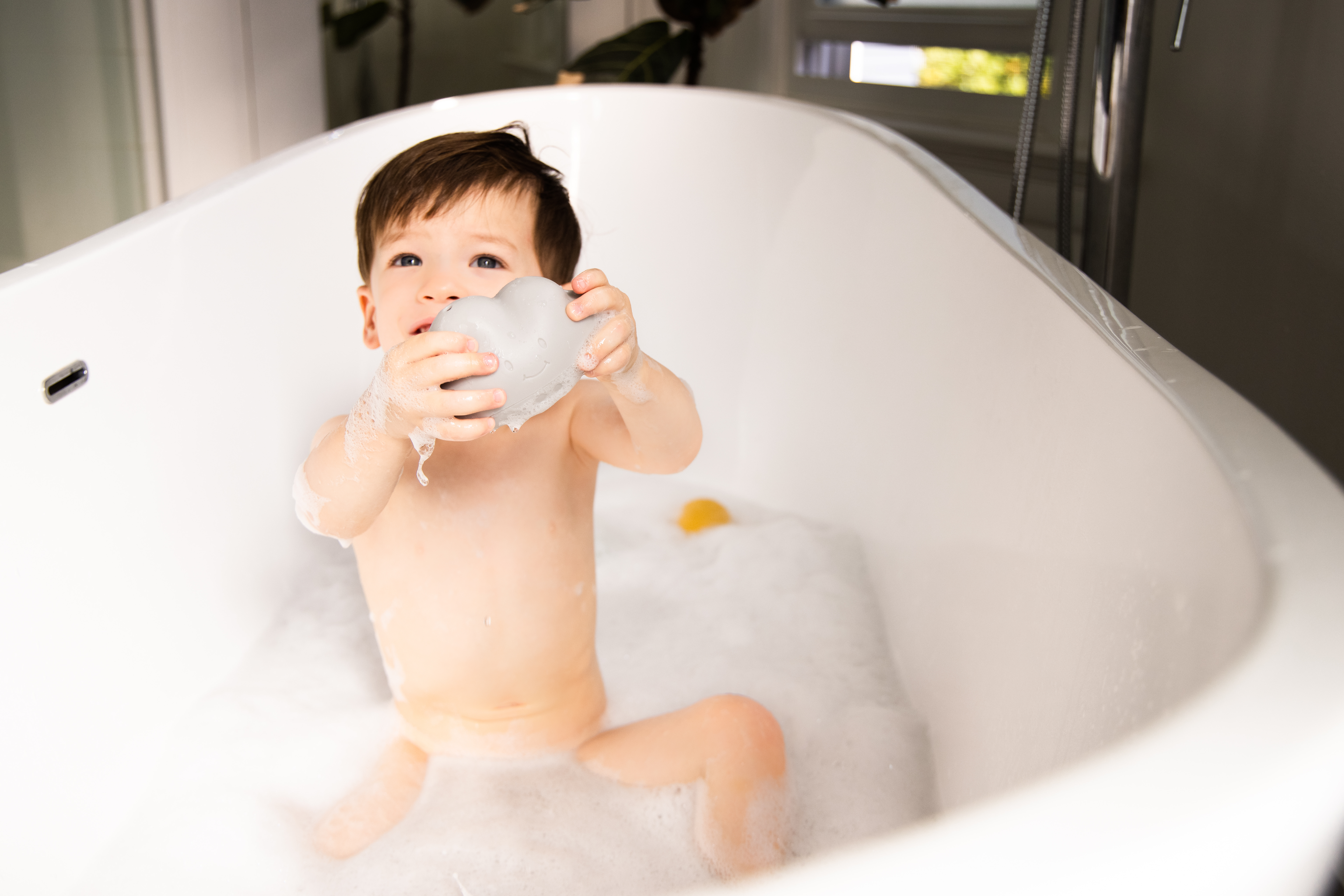 Cloud and Droplet Bath Toys Cloudy Blue - 11