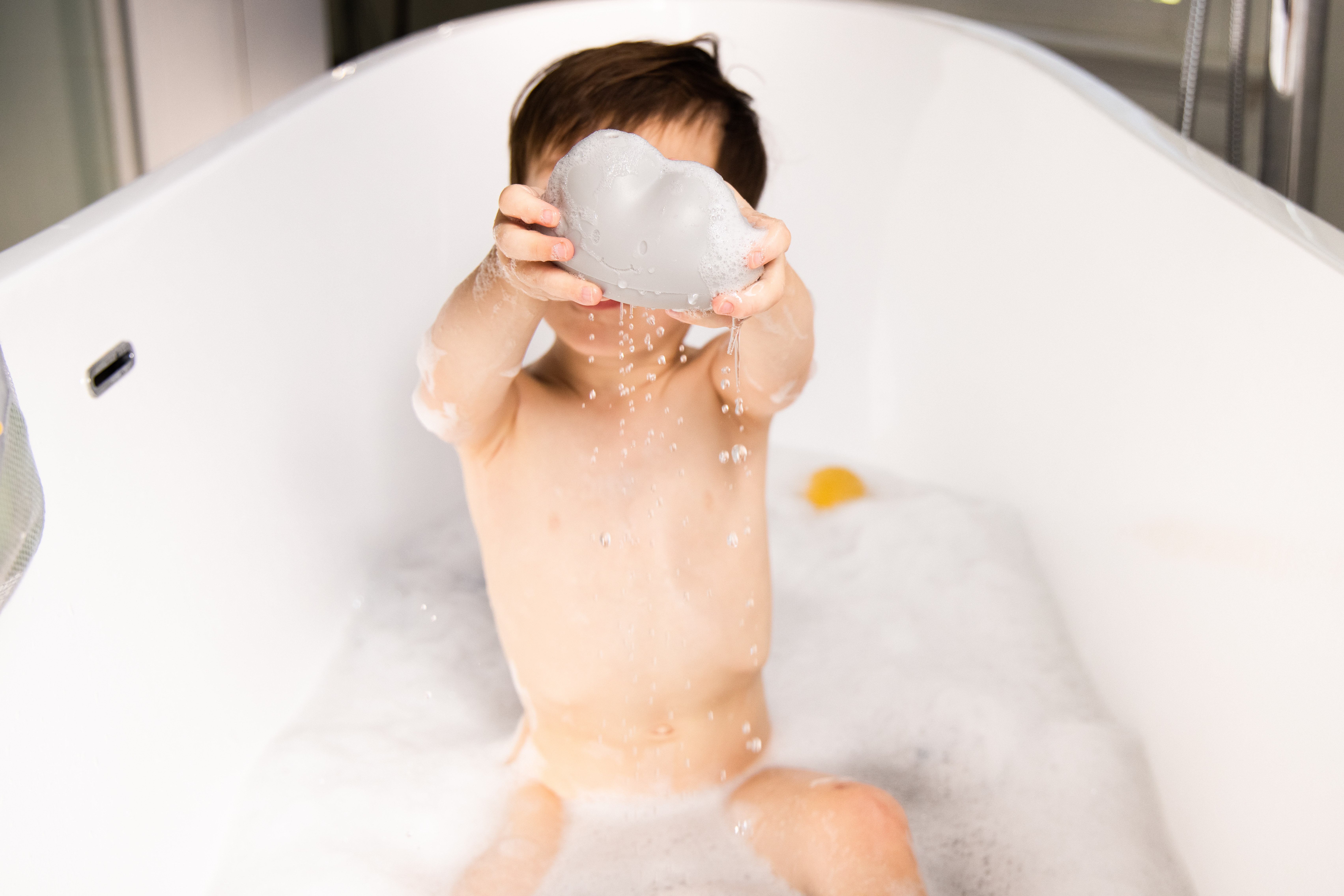 Cloud and Droplet Bath Toys Cloudy Blue - 12
