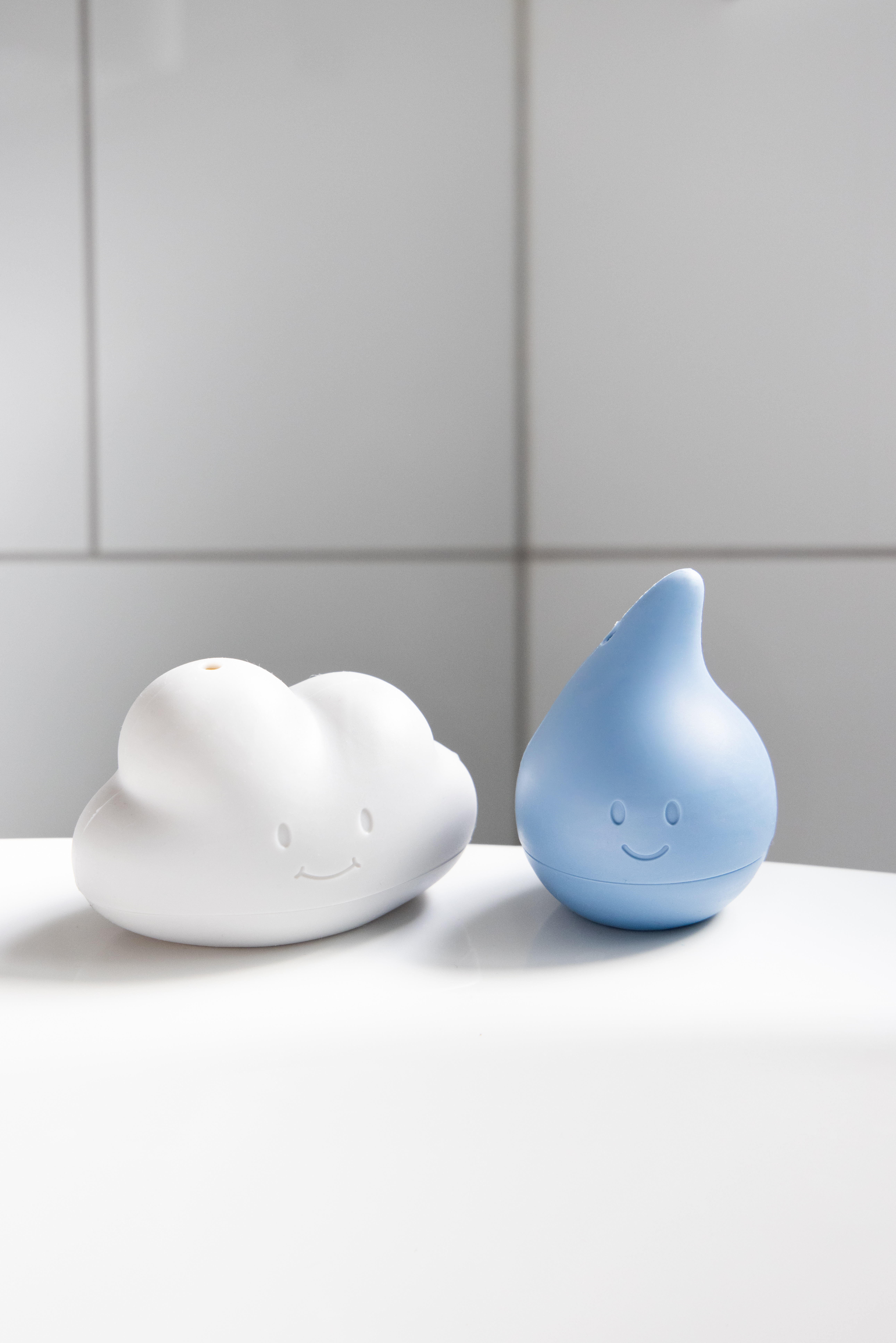 Cloud and Droplet Bath Toys Cloudy Blue - 4