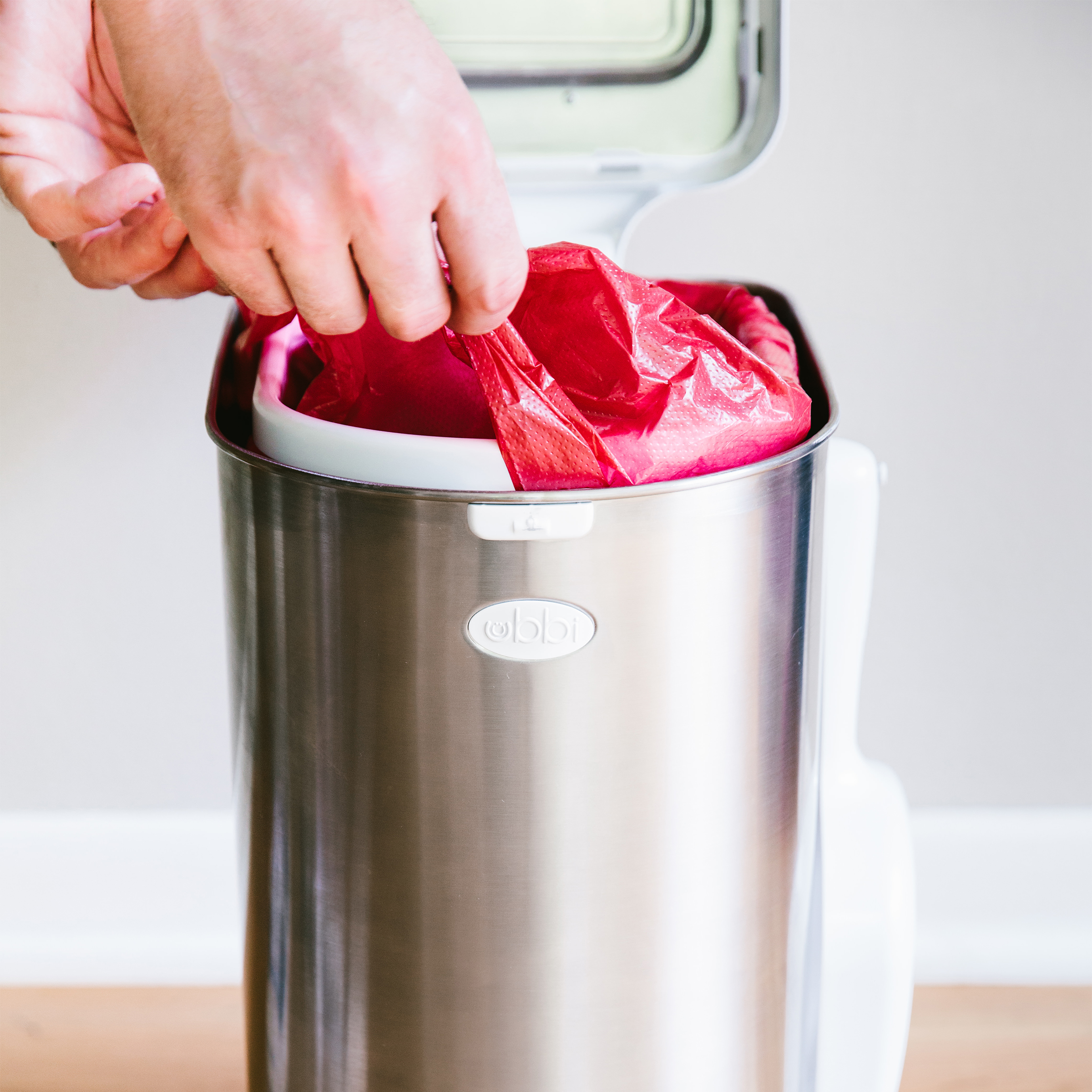 Pet Waste Pail Bags - 25 Count Red - 4