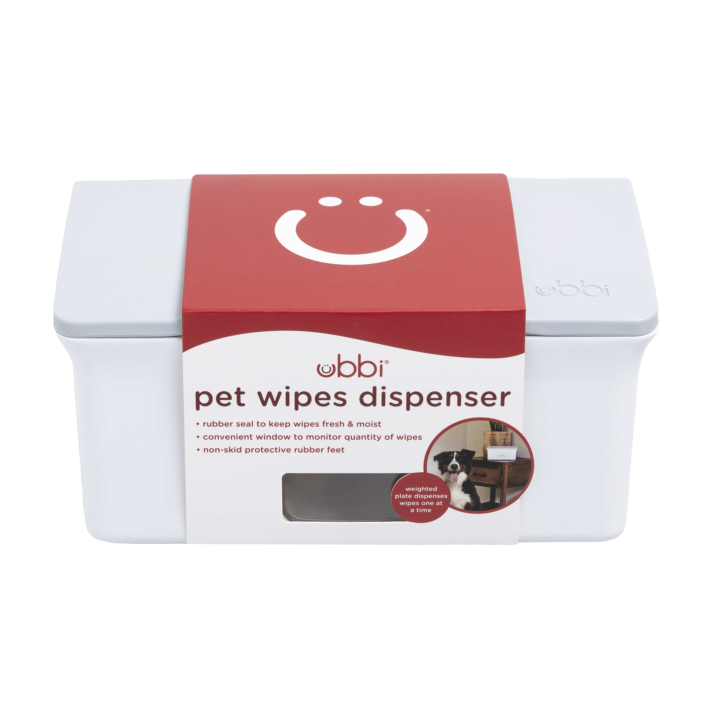 Pet Wipes Dispenser White/Gray - 3