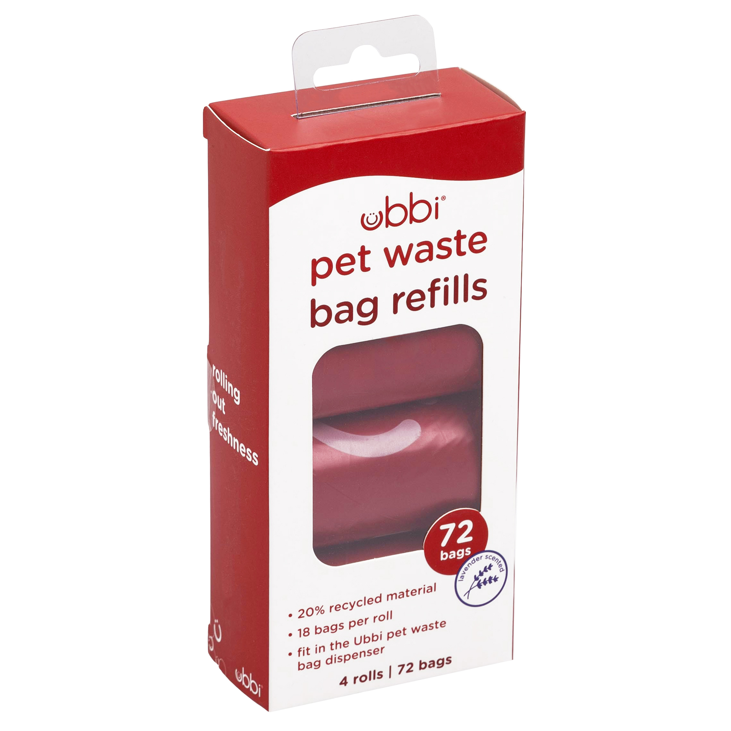 OTG Pet Bag Dispenser Refills - 4-pack Red