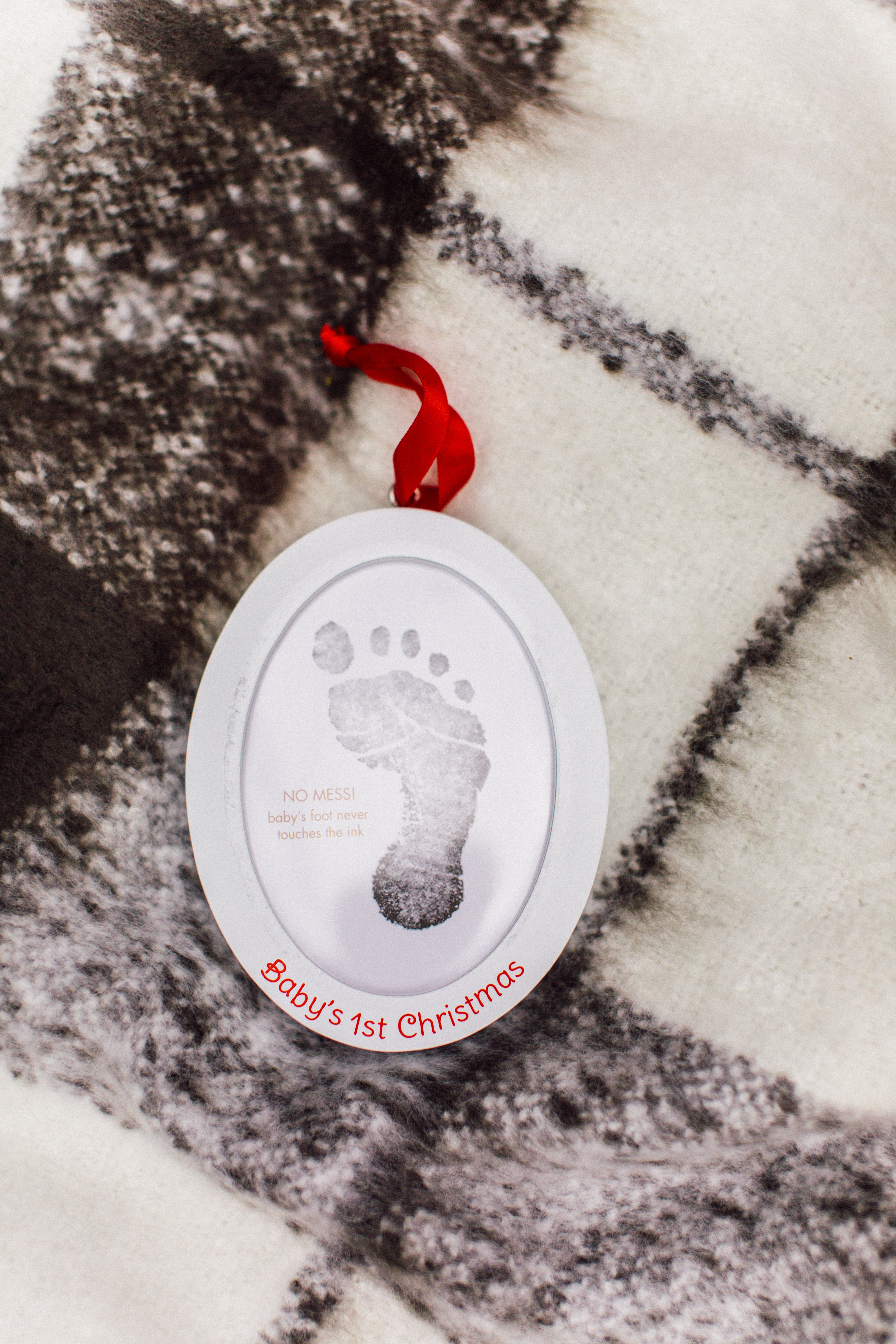 Babyprints Christmas ornaments Photo Ornament - 5