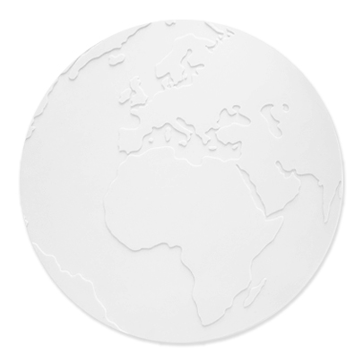 Underlägg Atlas Vit  5p