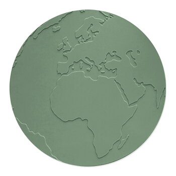 Underlägg Atlas Gröngrå