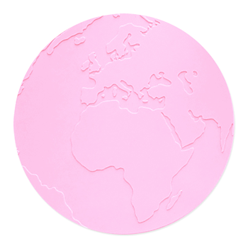 Underlägg Atlas Ljusrosa