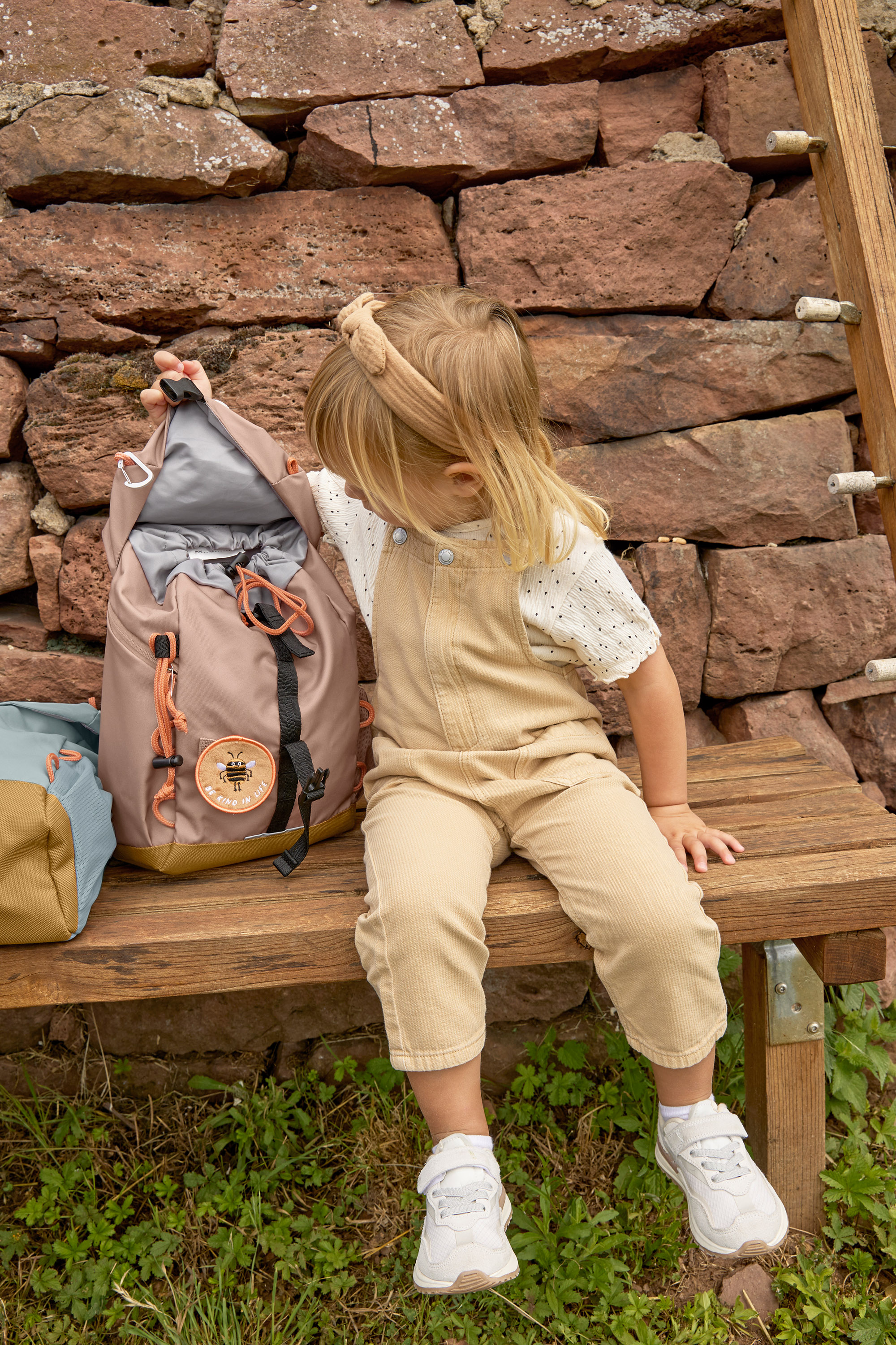 Lässig Mini Outdoor Backpack Nature Light Blue - 14