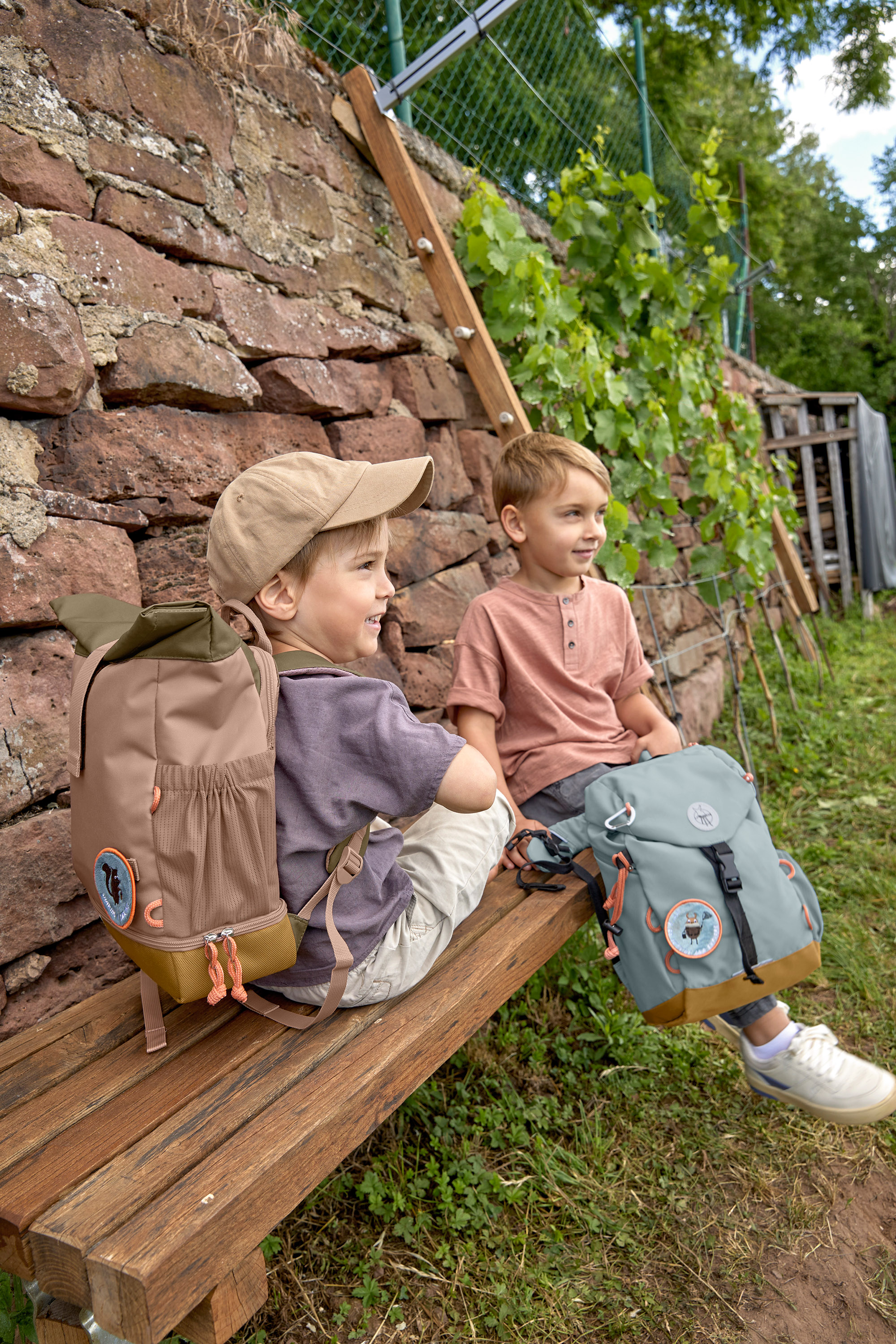 Lässig Mini Outdoor Backpack Nature Light Blue - 22