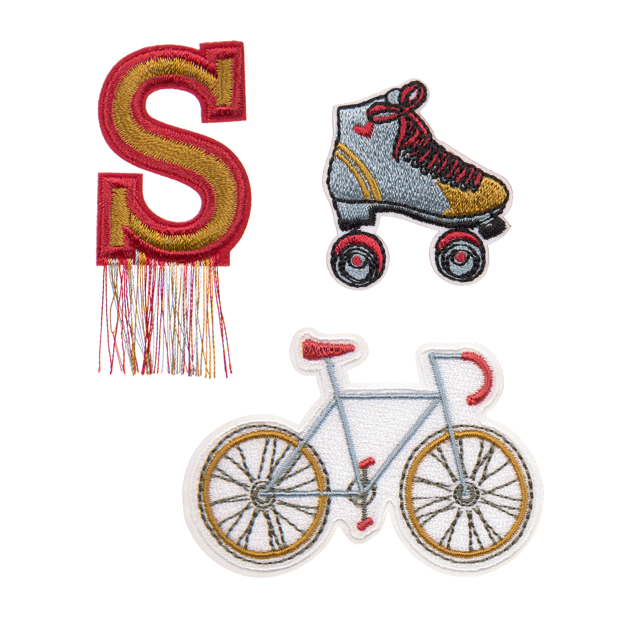 Lässig Textile Woven Sticker Stick on Bike - 2
