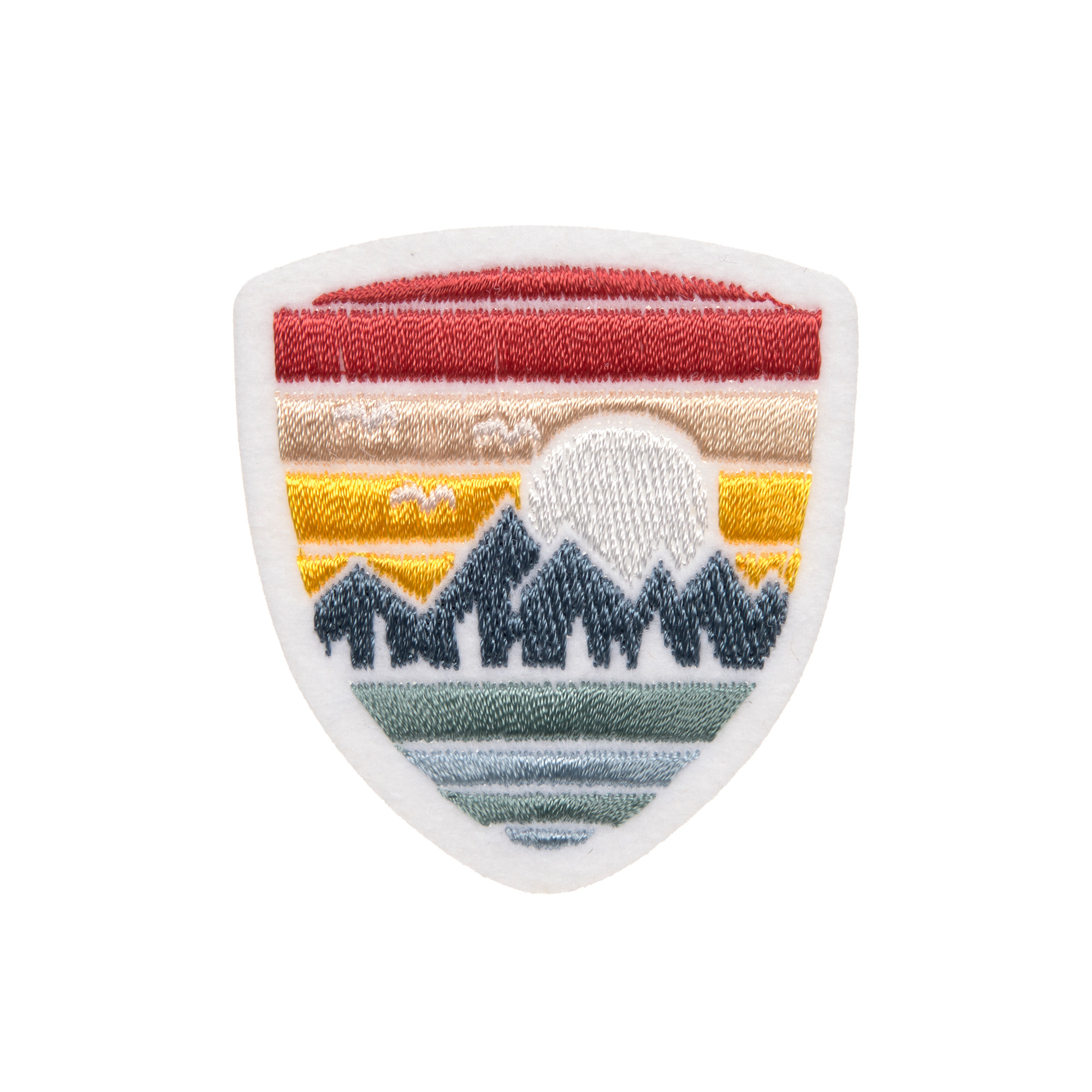 Lässig Textile Woven Sticker Stick on Worldwide - 10
