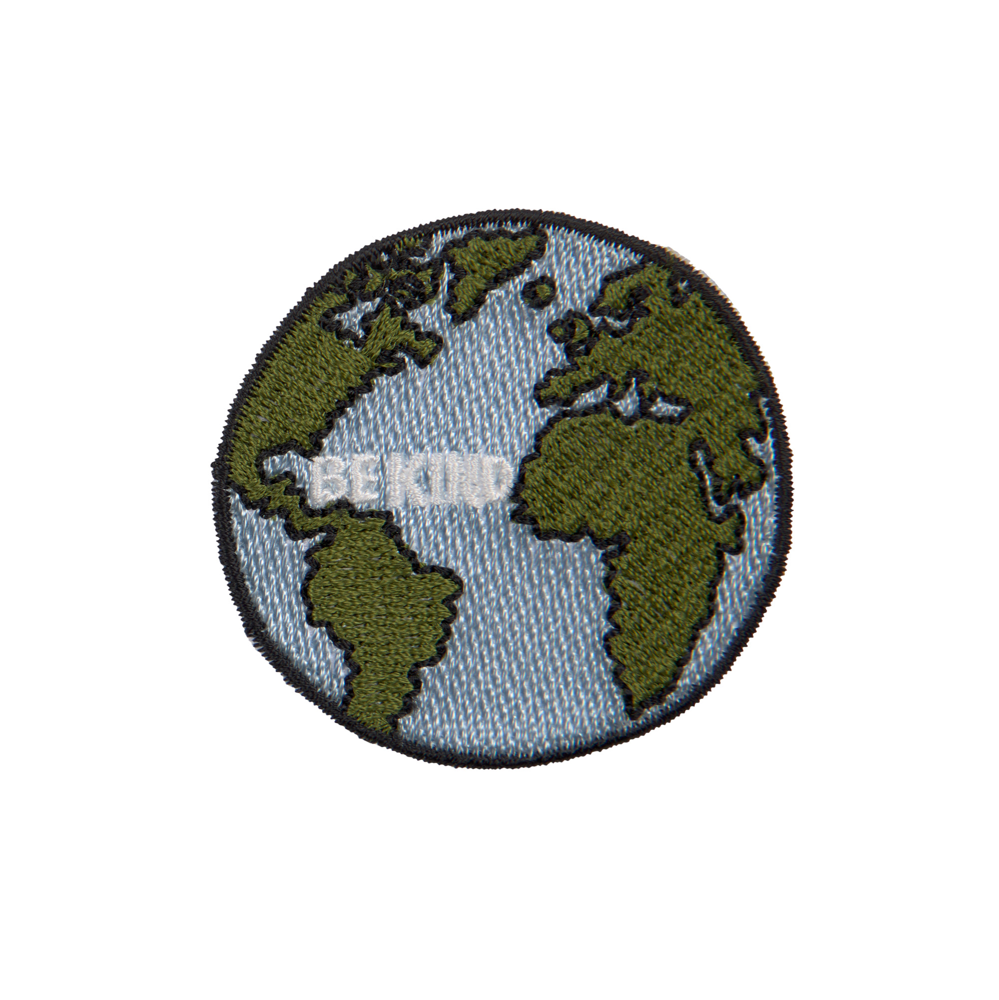 Lässig Textile Woven Sticker Stick on Worldwide - 4