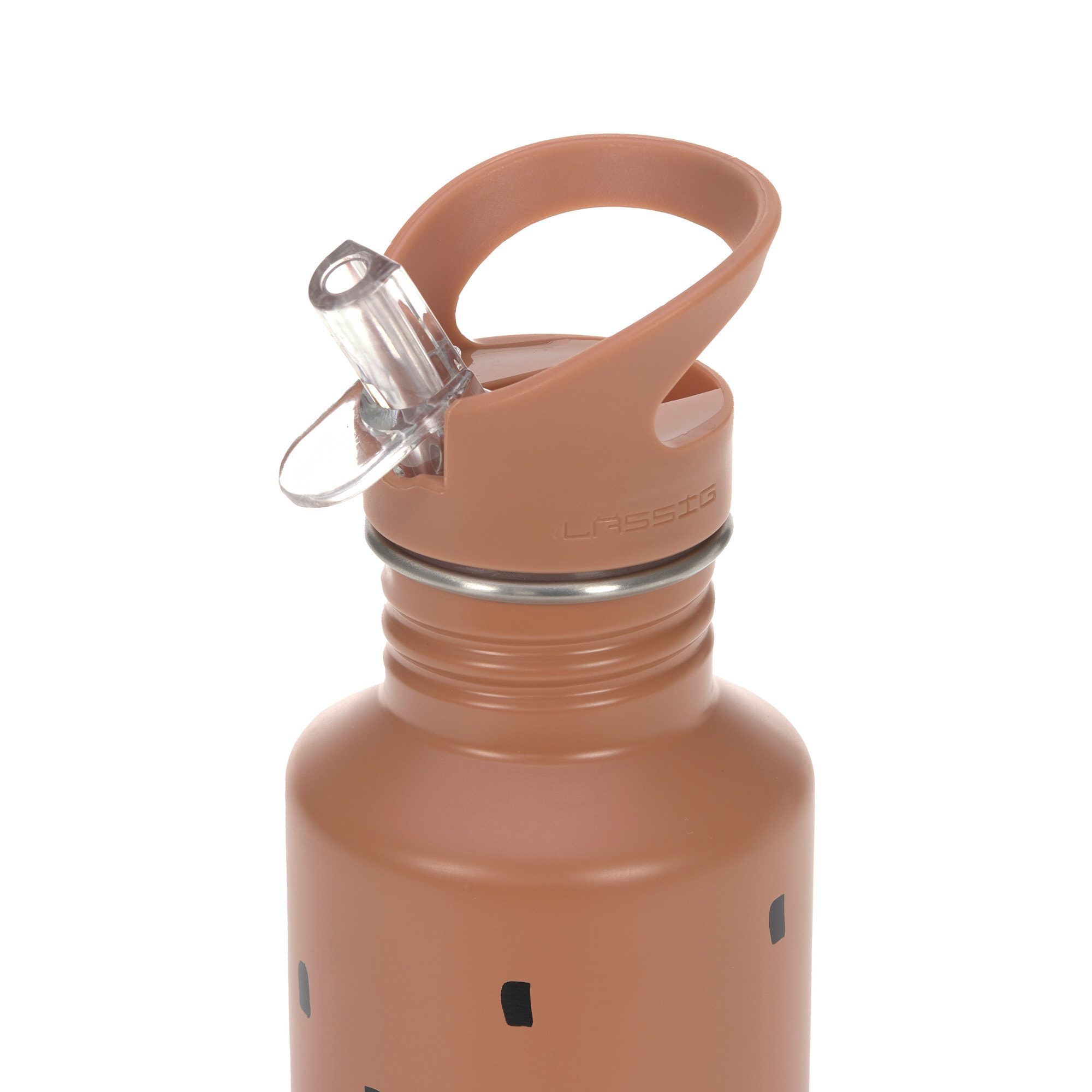 Lässig Bottle Stainless Steel Happy Prints Caramel - 3