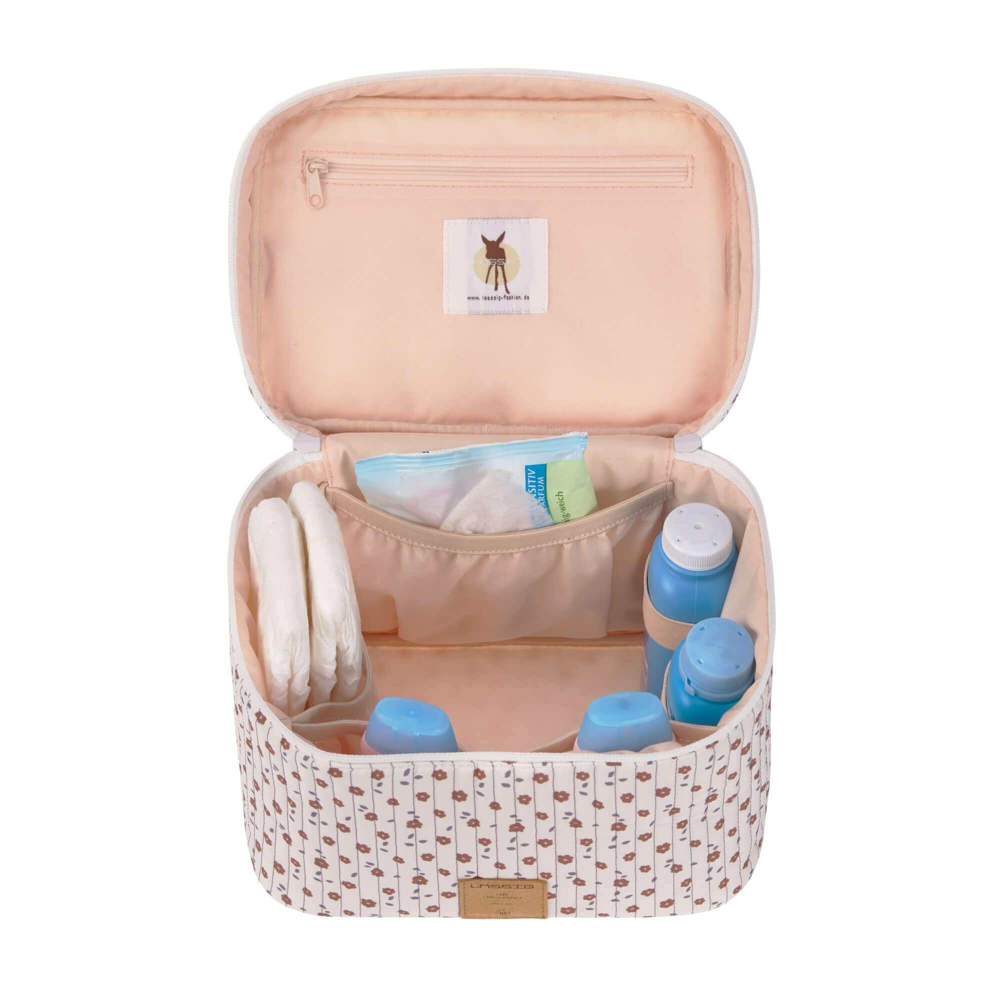 Lässig CAS Nursery Caddy To Go Flowers white - 4