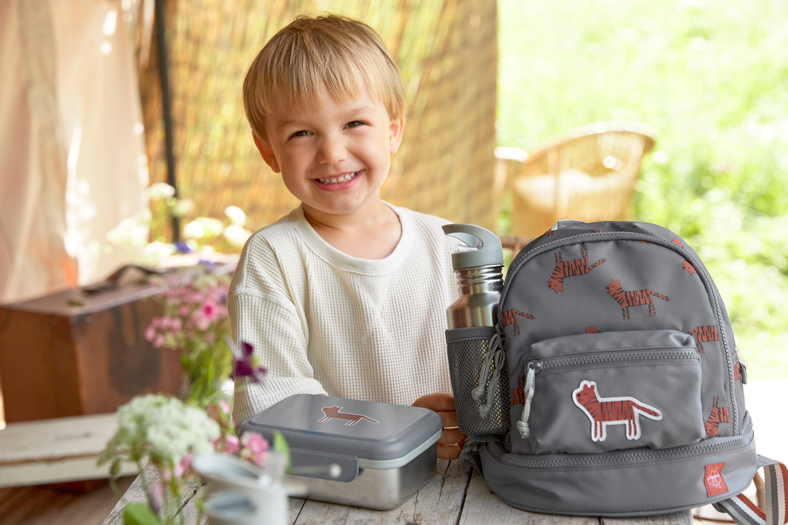 Lässig Lunchbox Stainless Steel Safari Tiger - 13