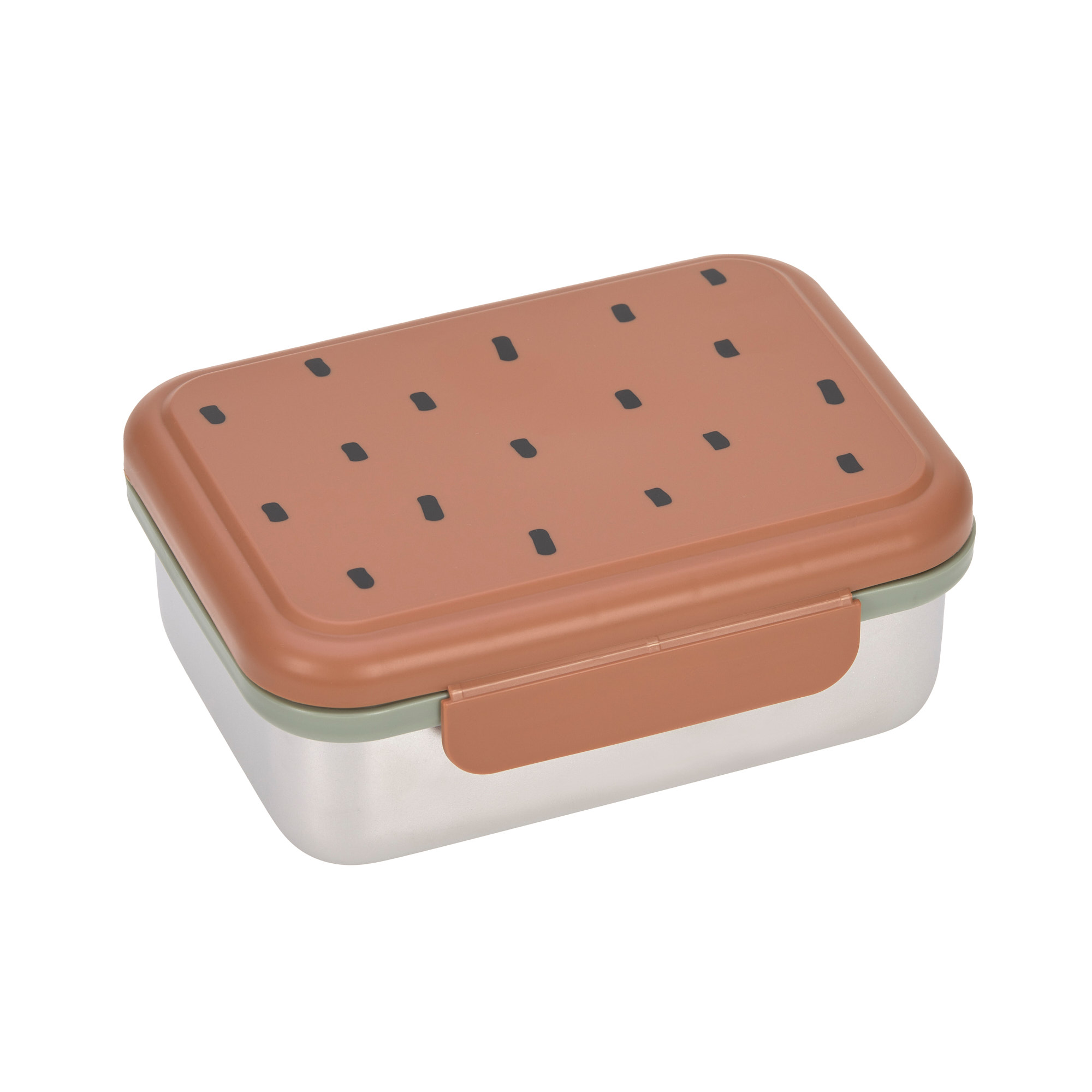Lässig Lunchbox Stainless Steel Happy Prints Caramel - 9