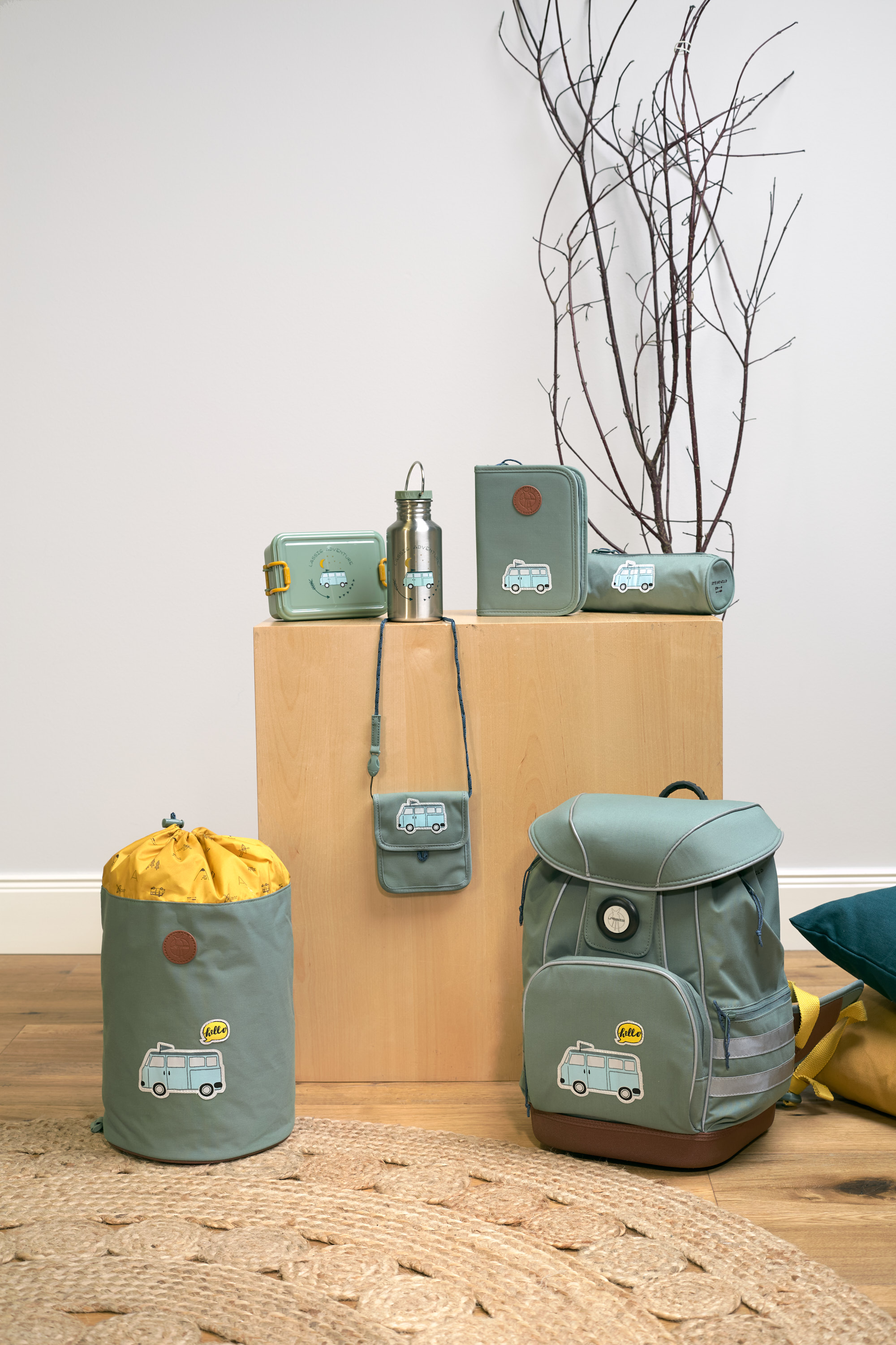 Lässig Lunchbox Stainless Steel Adventure Bus - 19
