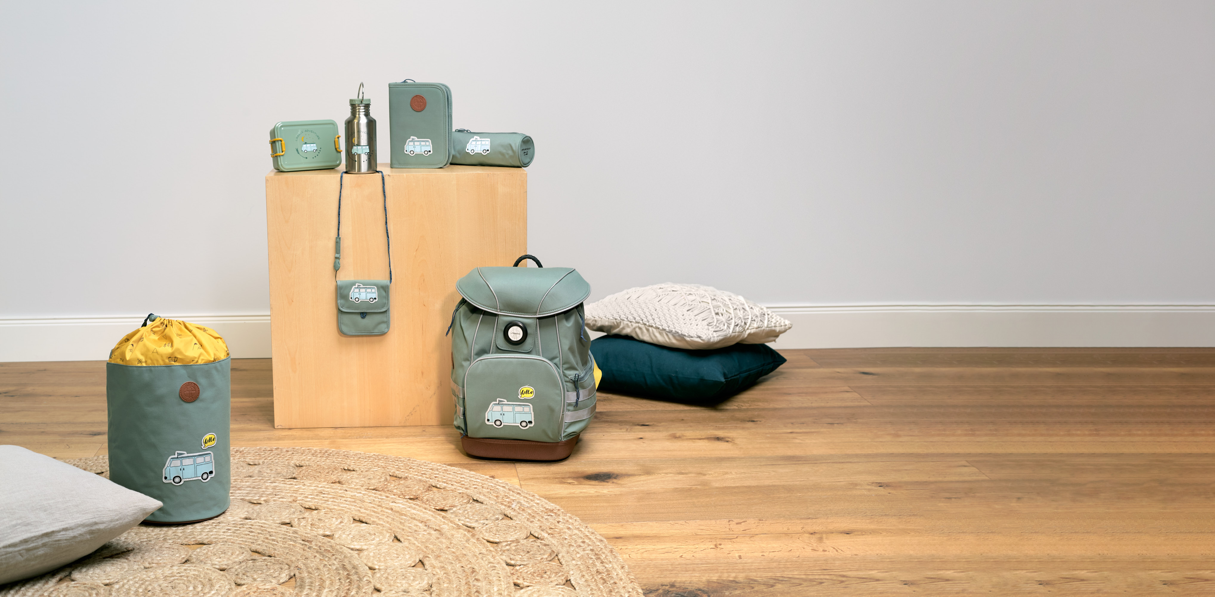 Lässig Lunchbox Stainless Steel Adventure Bus - 20