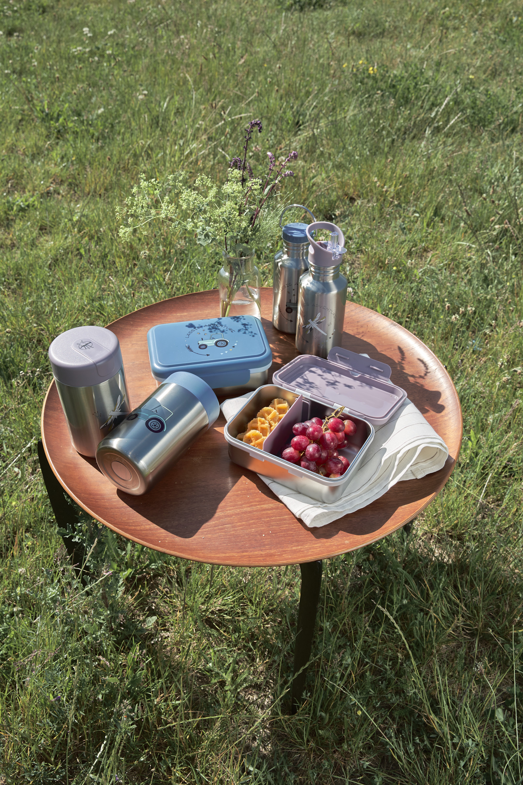 Lässig Lunchbox Stainless Steel Adventure Tractor - 12