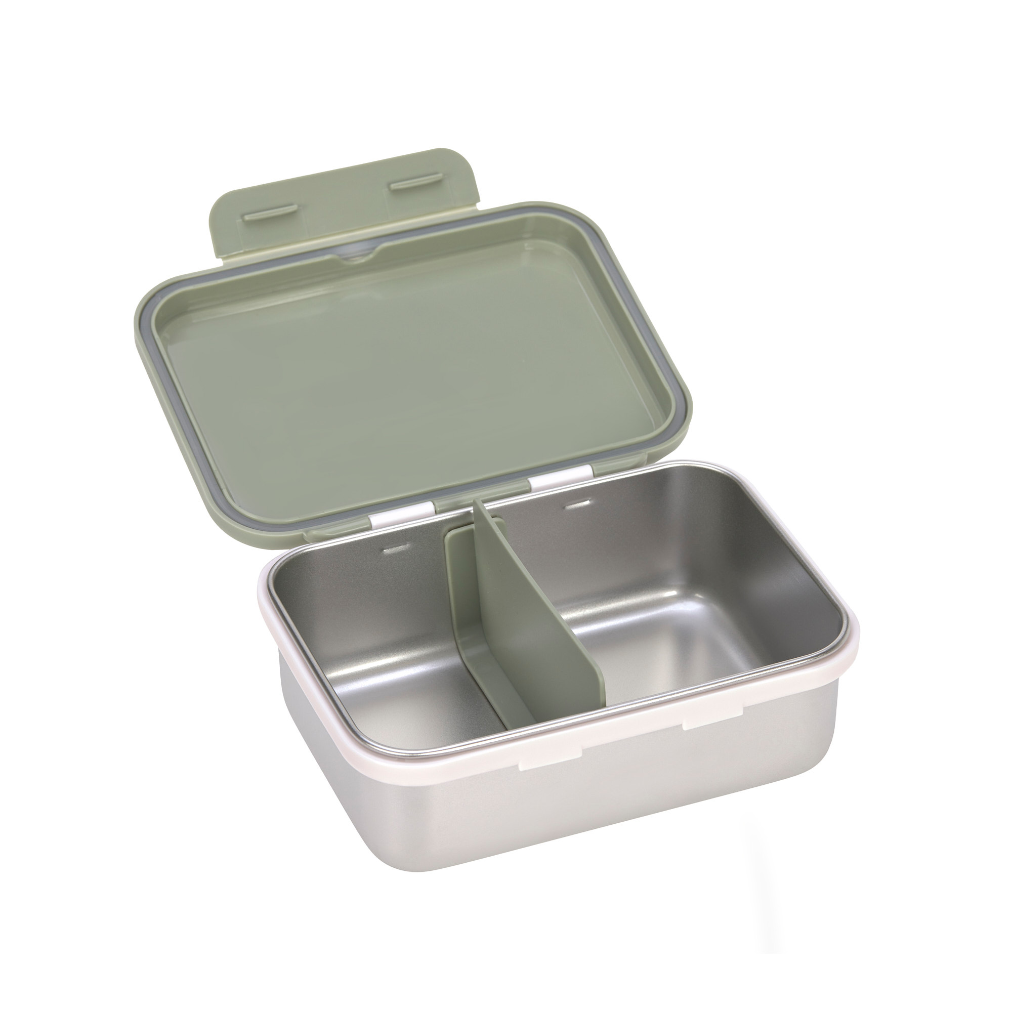 Lässig Lunchbox Stainless Steel Happy Prints Light Olive - 8