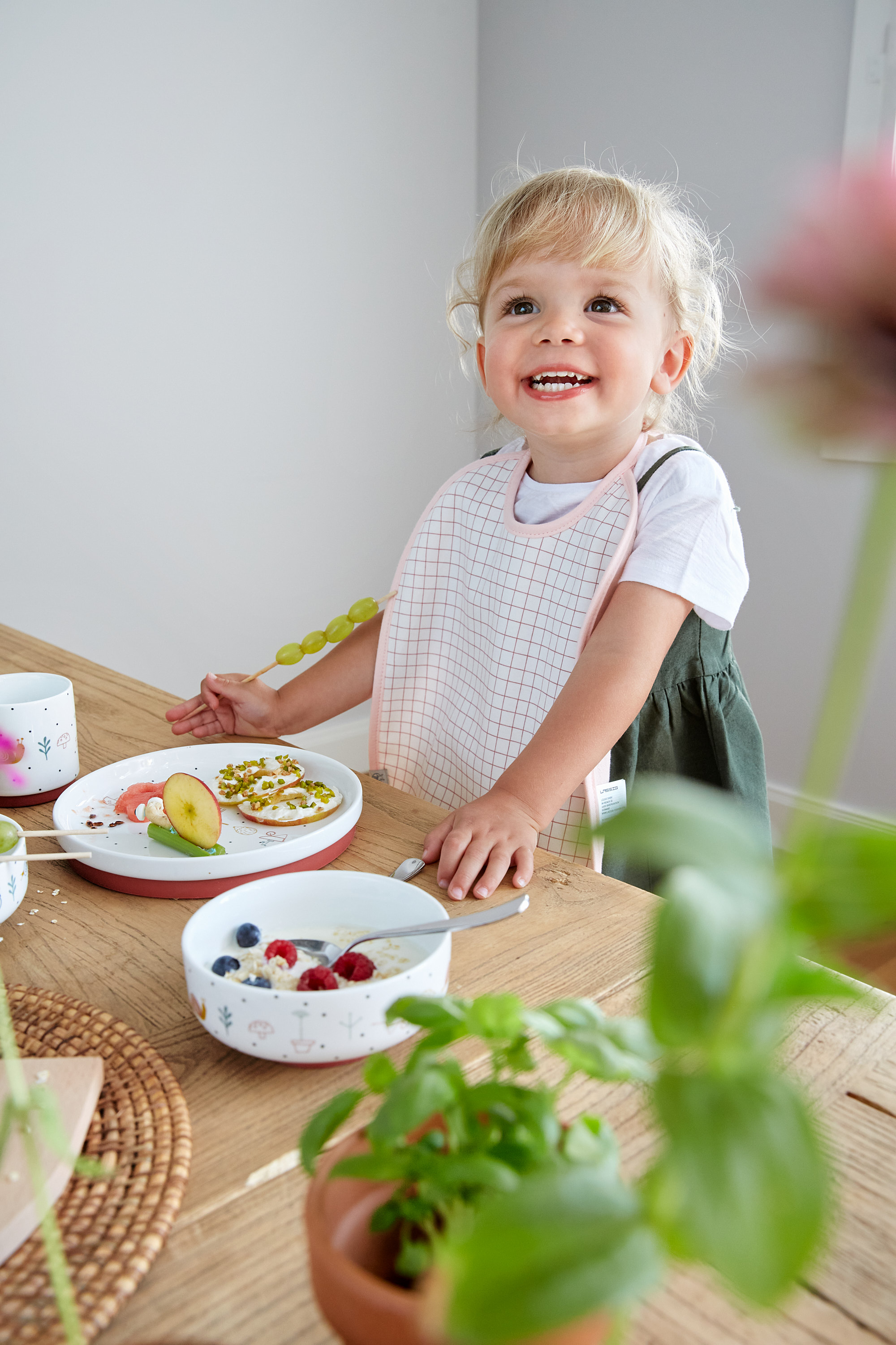 Lässig Dish Set Porcelain/Silicone Garden Explorer Snail - 22