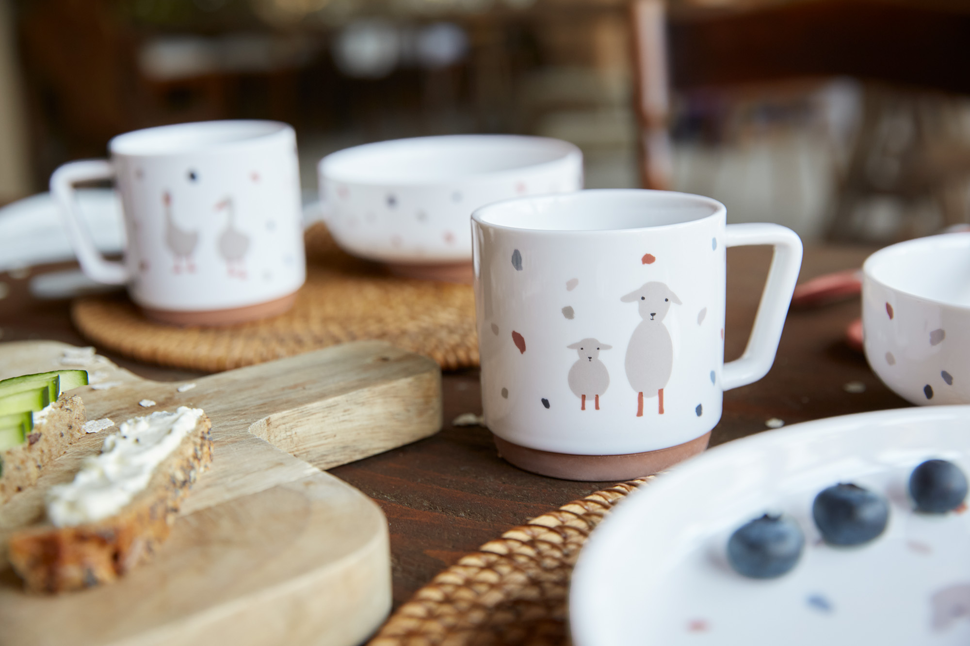 Lässig Dish Set Porcelain/Silicone Tiny Farmer - 16