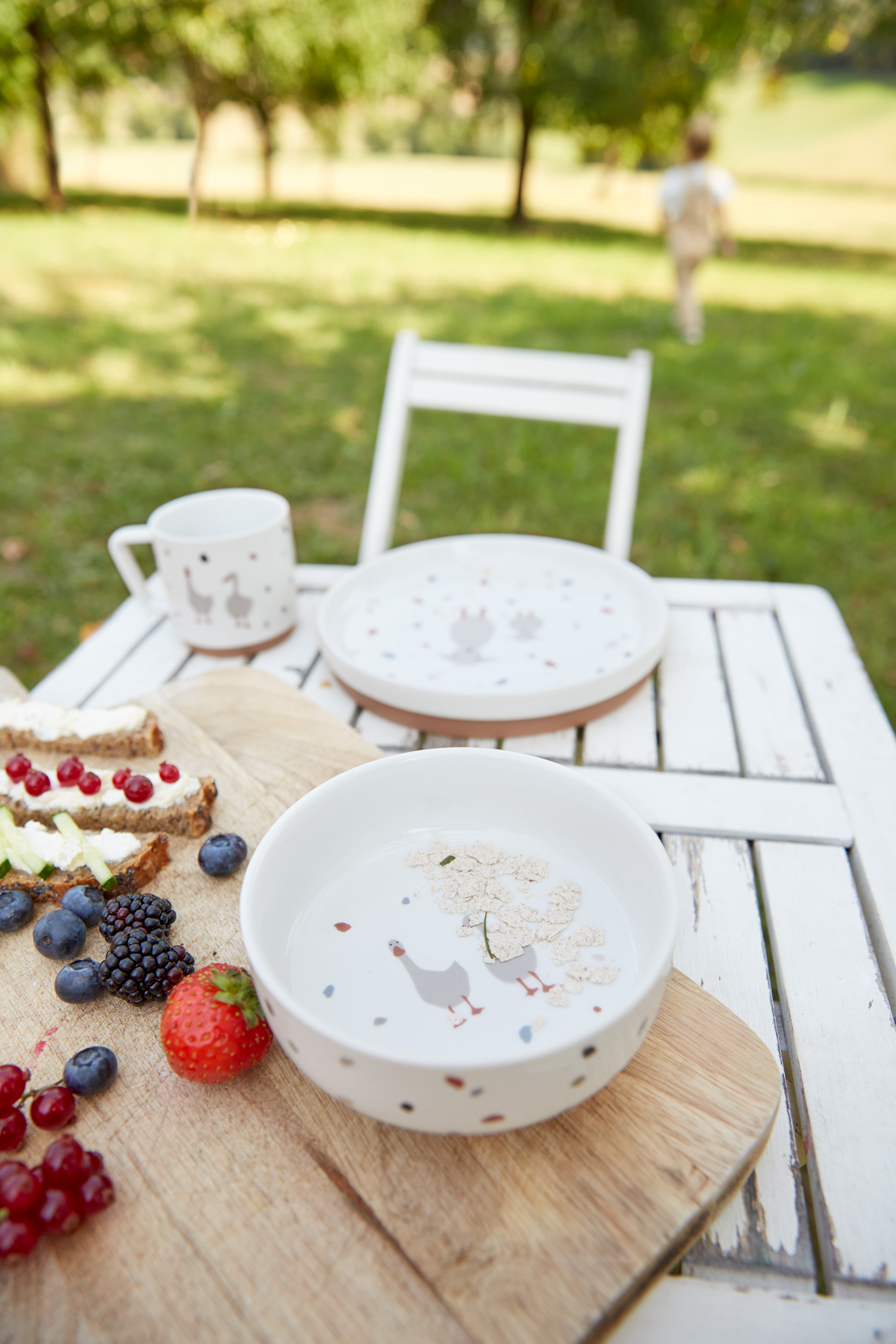 Lässig Dish Set Porcelain/Silicone Tiny Farmer - 15