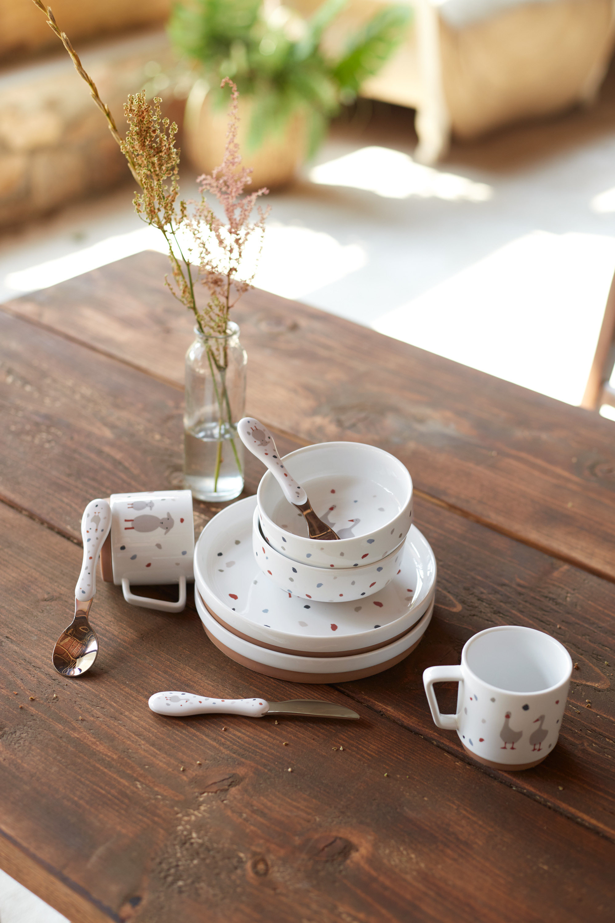 Lässig Dish Set Porcelain/Silicone Tiny Farmer - 38