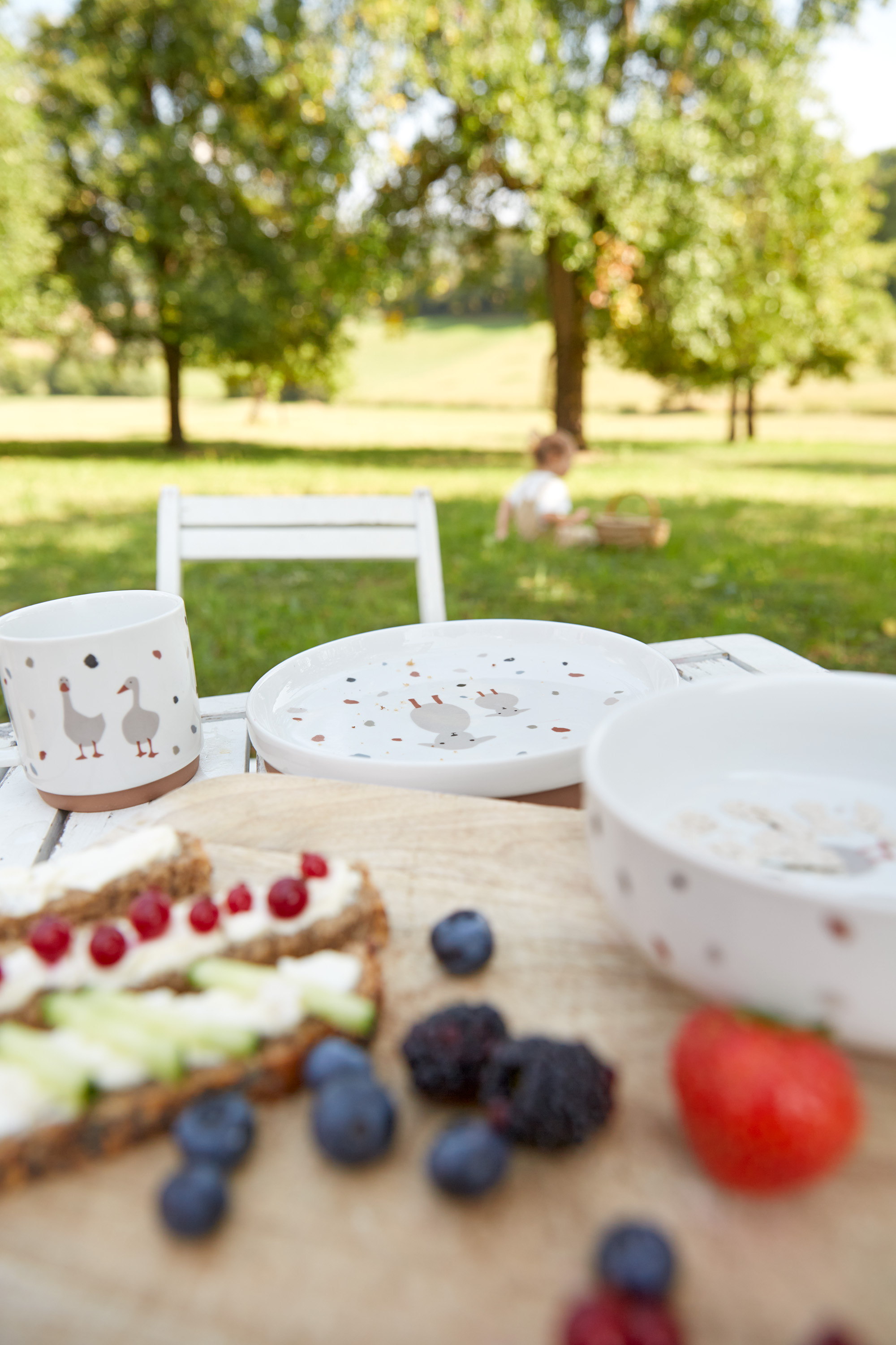 Lässig Dish Set Porcelain/Silicone Tiny Farmer - 22