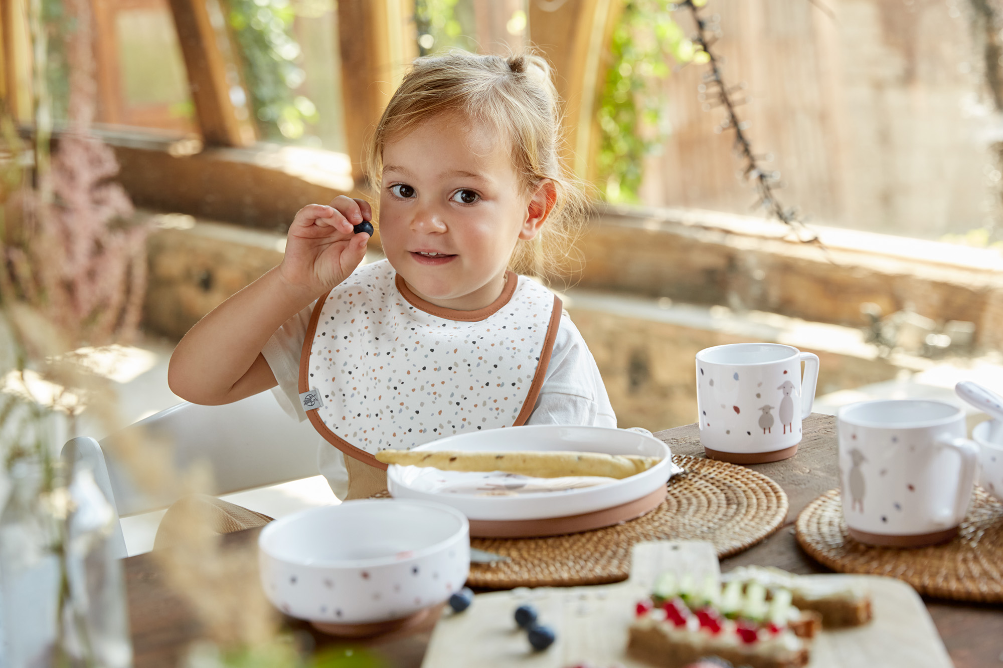 Lässig Dish Set Porcelain/Silicone Tiny Farmer - 17