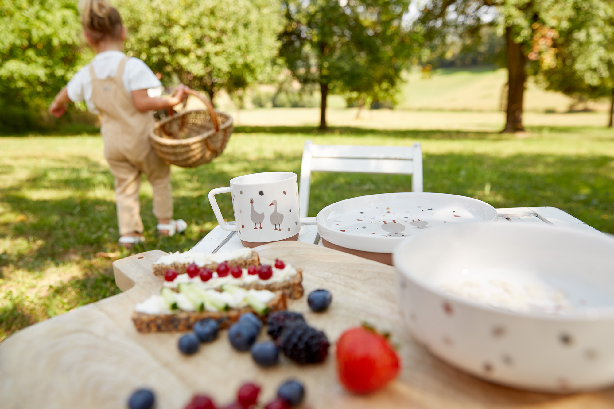Lässig Dish Set Porcelain/Silicone Tiny Farmer - 13