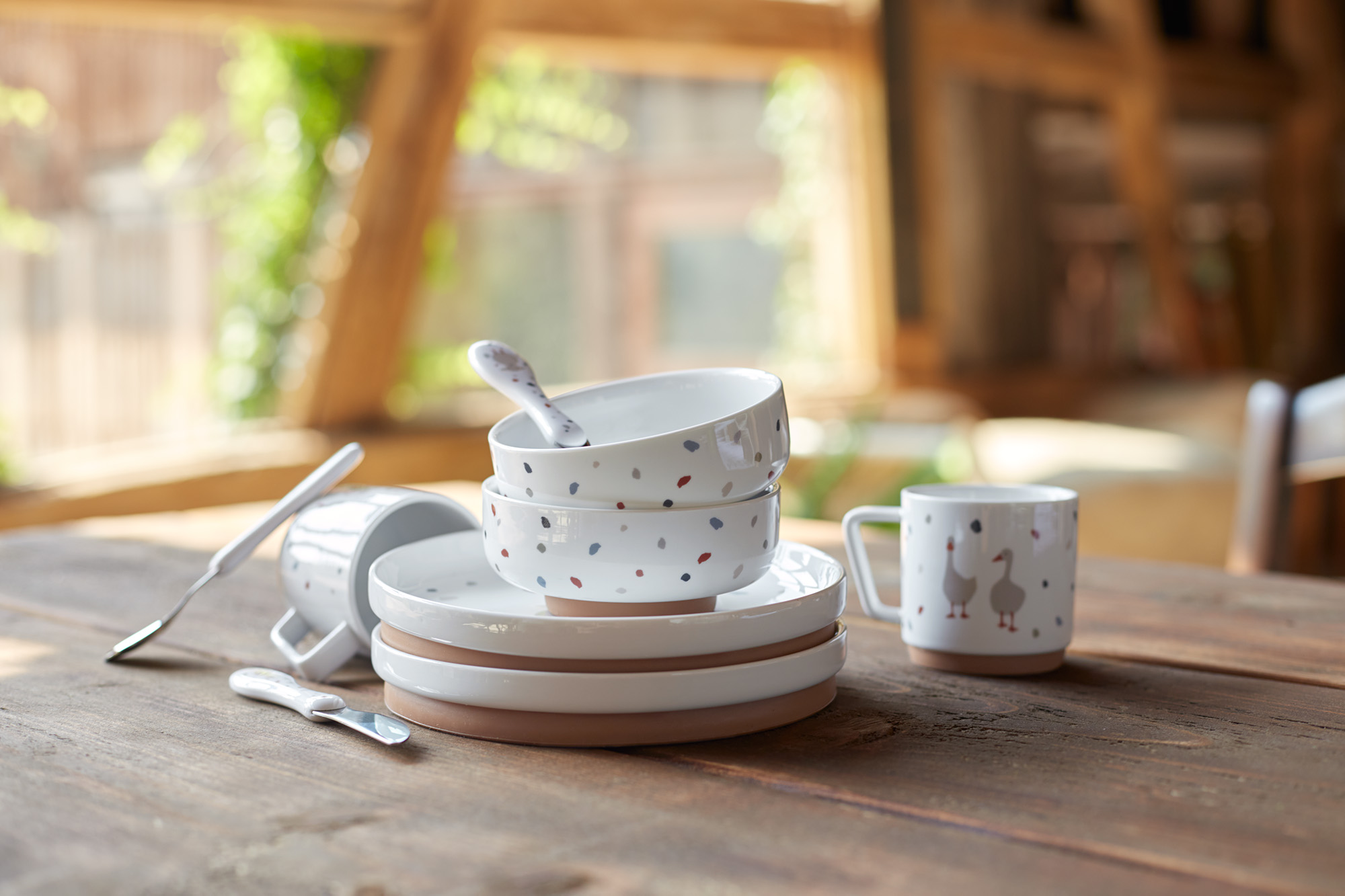 Lässig Dish Set Porcelain/Silicone Tiny Farmer - 51