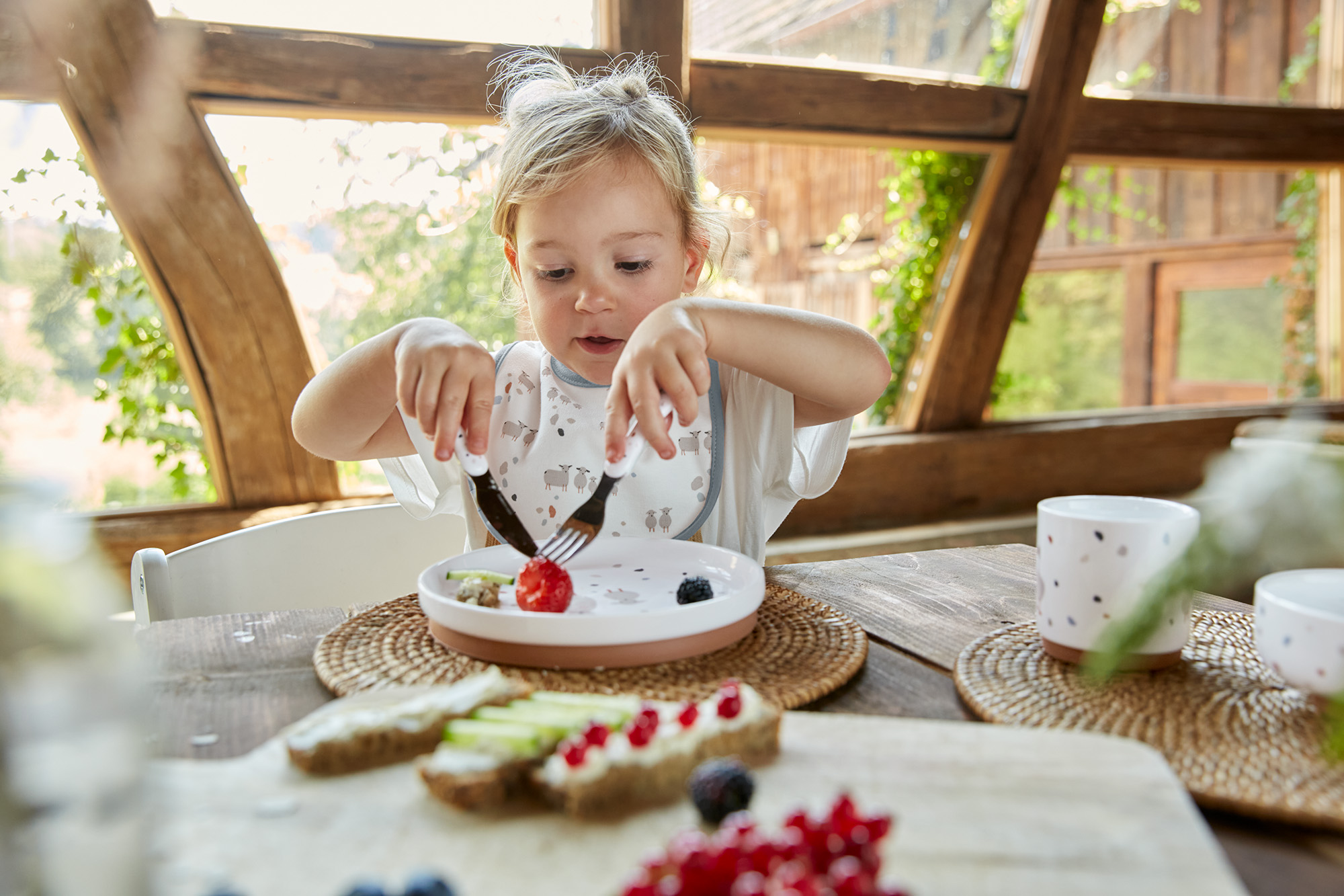 Lässig Dish Set Porcelain/Silicone Tiny Farmer - 29