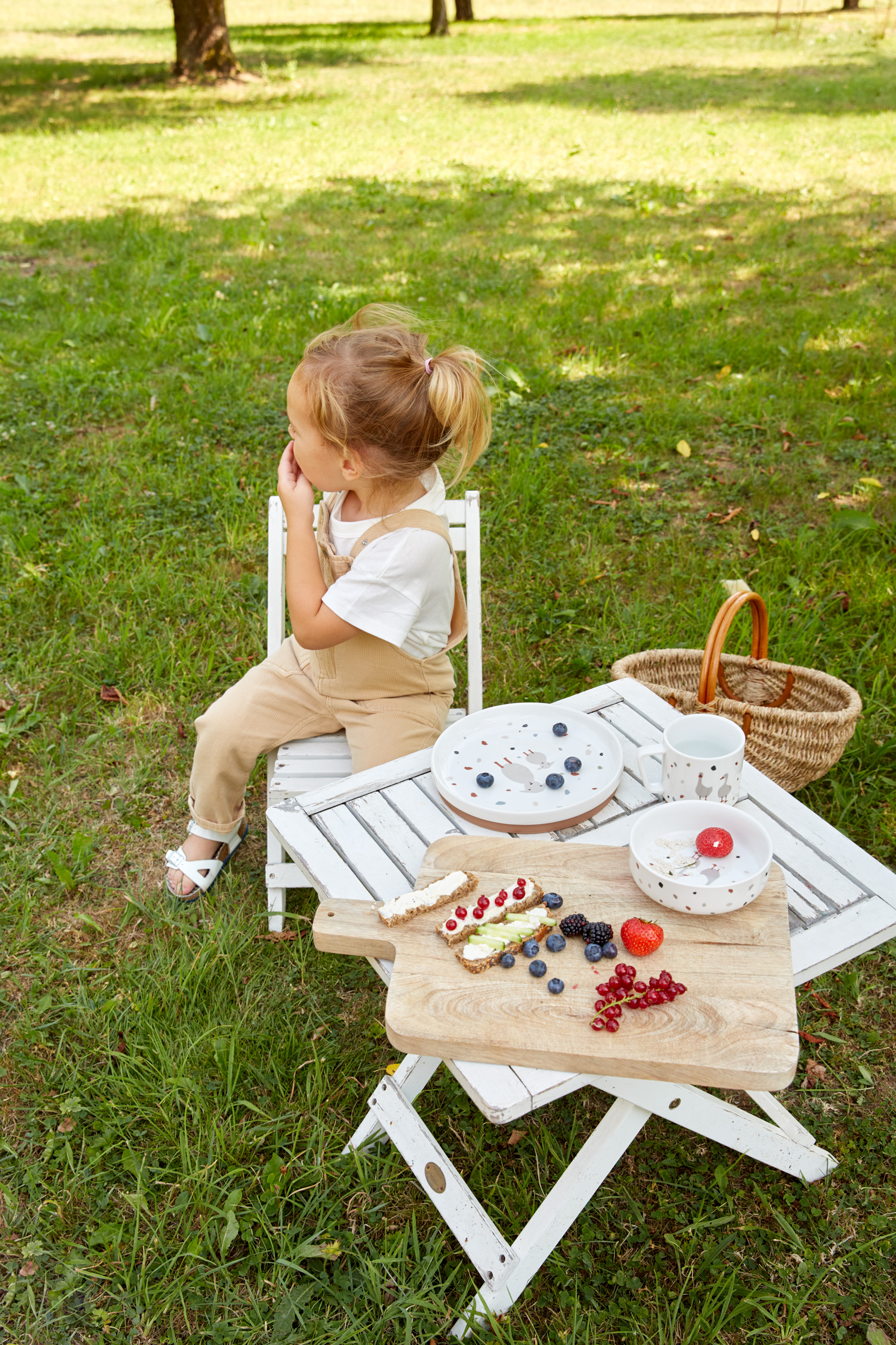 Lässig Dish Set Porcelain/Silicone Tiny Farmer - 41