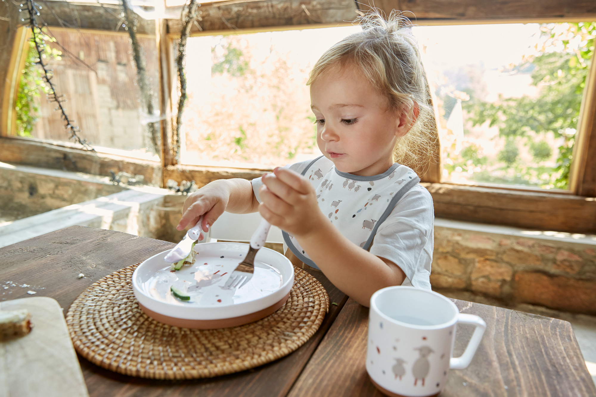 Lässig Dish Set Porcelain/Silicone Tiny Farmer - 31