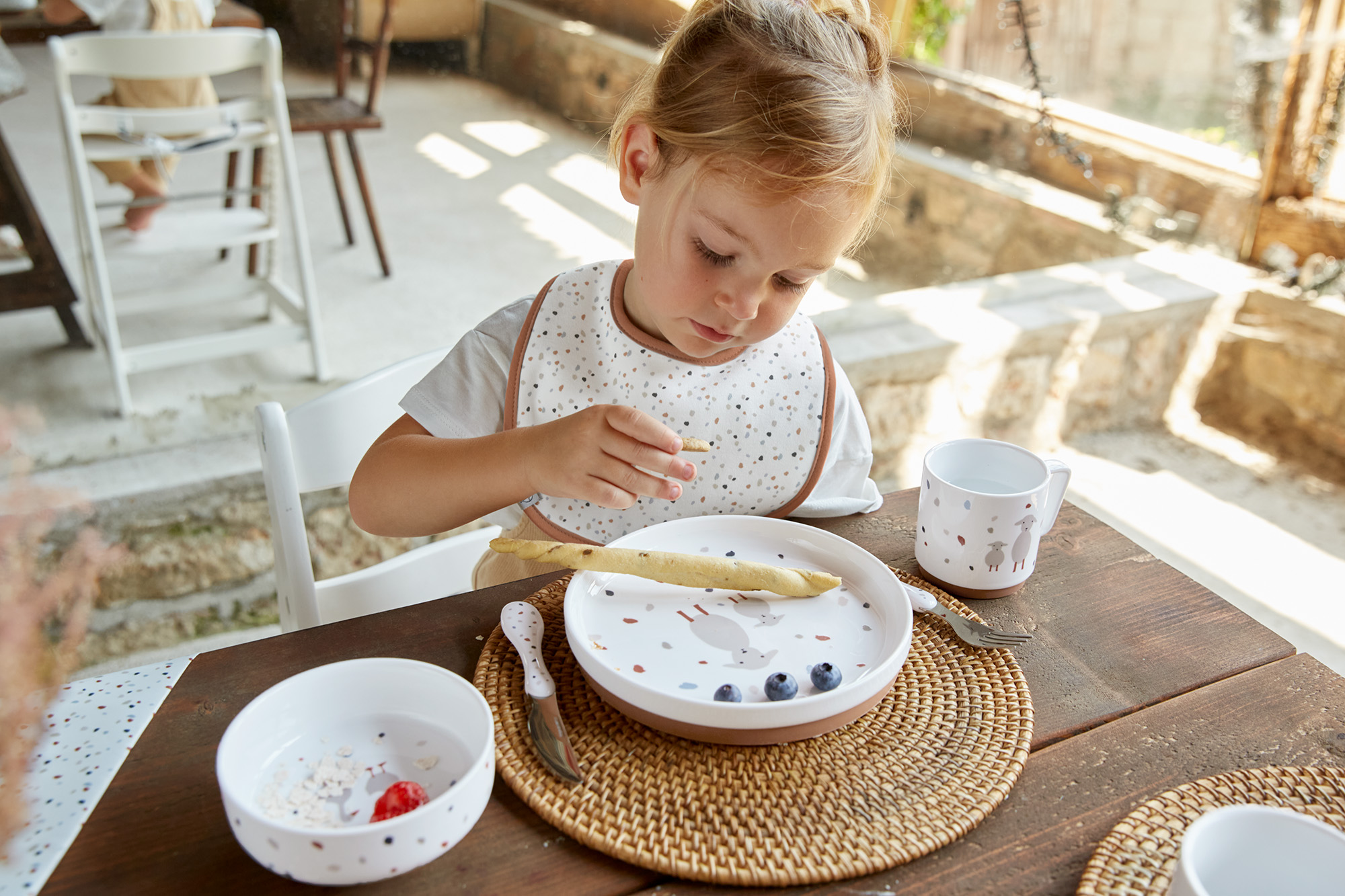 Lässig Dish Set Porcelain/Silicone Tiny Farmer - 23