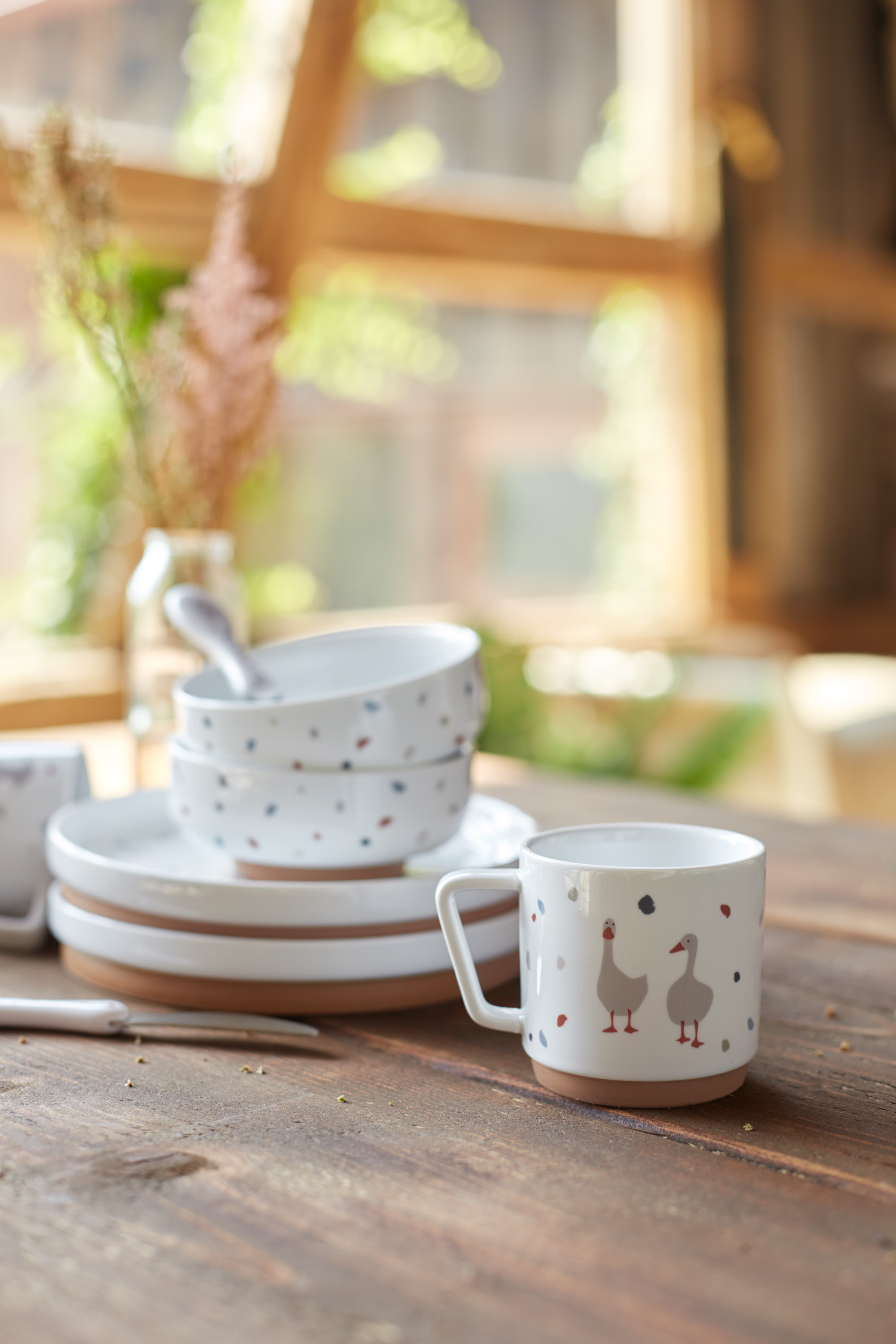 Lässig Dish Set Porcelain/Silicone Tiny Farmer - 25