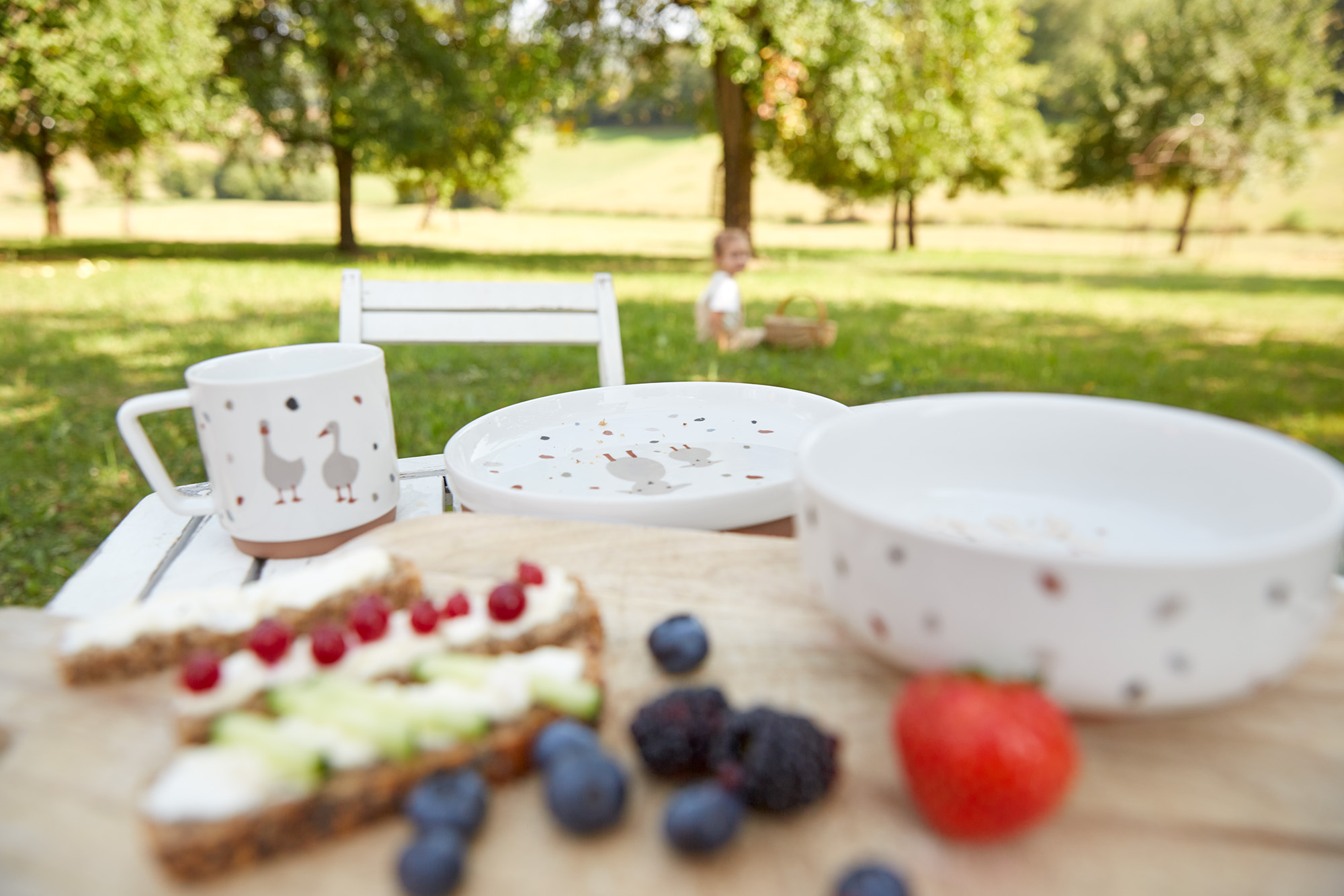 Lässig Dish Set Porcelain/Silicone Tiny Farmer - 20