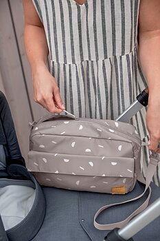 Lässig CAS Buggy Organizer Bag Blocks taupe