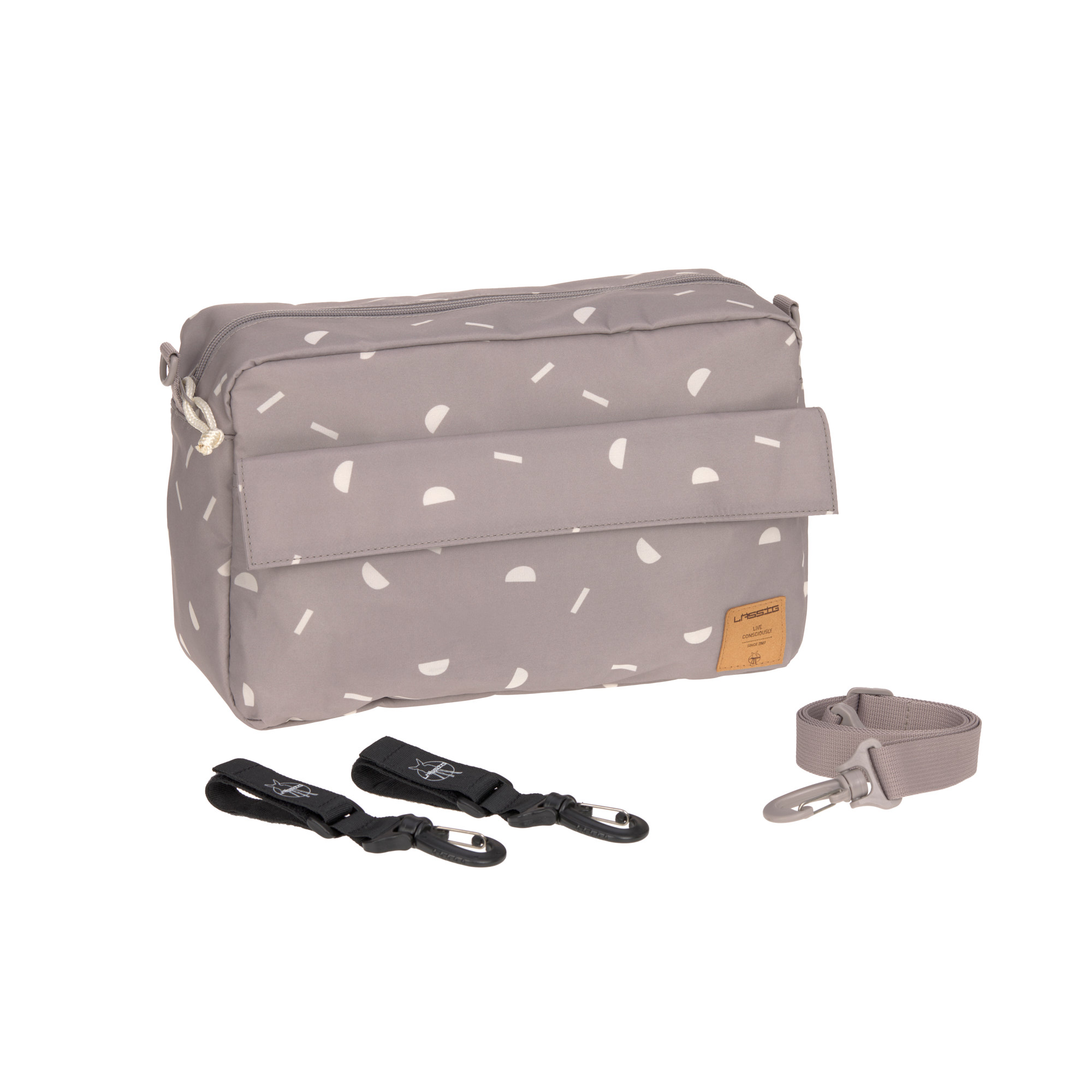 Lässig CAS Buggy Organizer Bag Blocks taupe