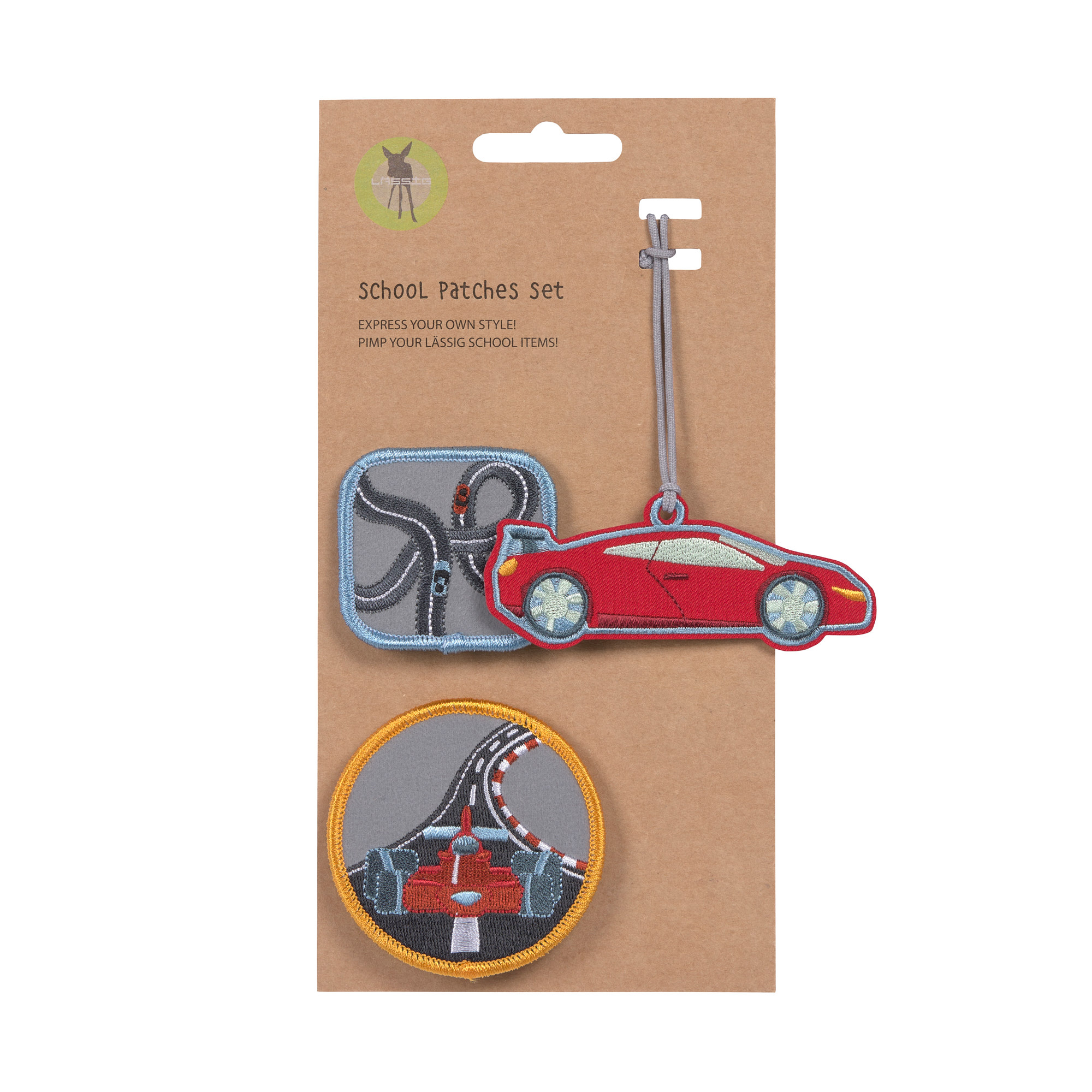 Lässig School Patches Set Racecar