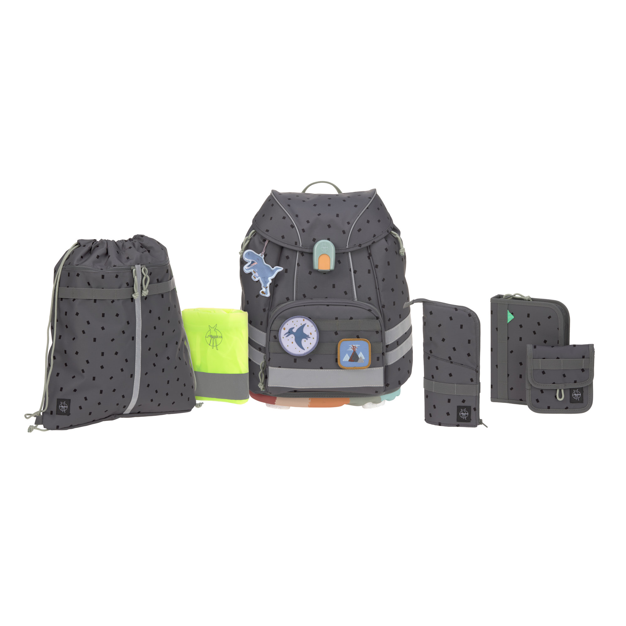 Lässig School Set Flexy Unique Speckles anthracite
